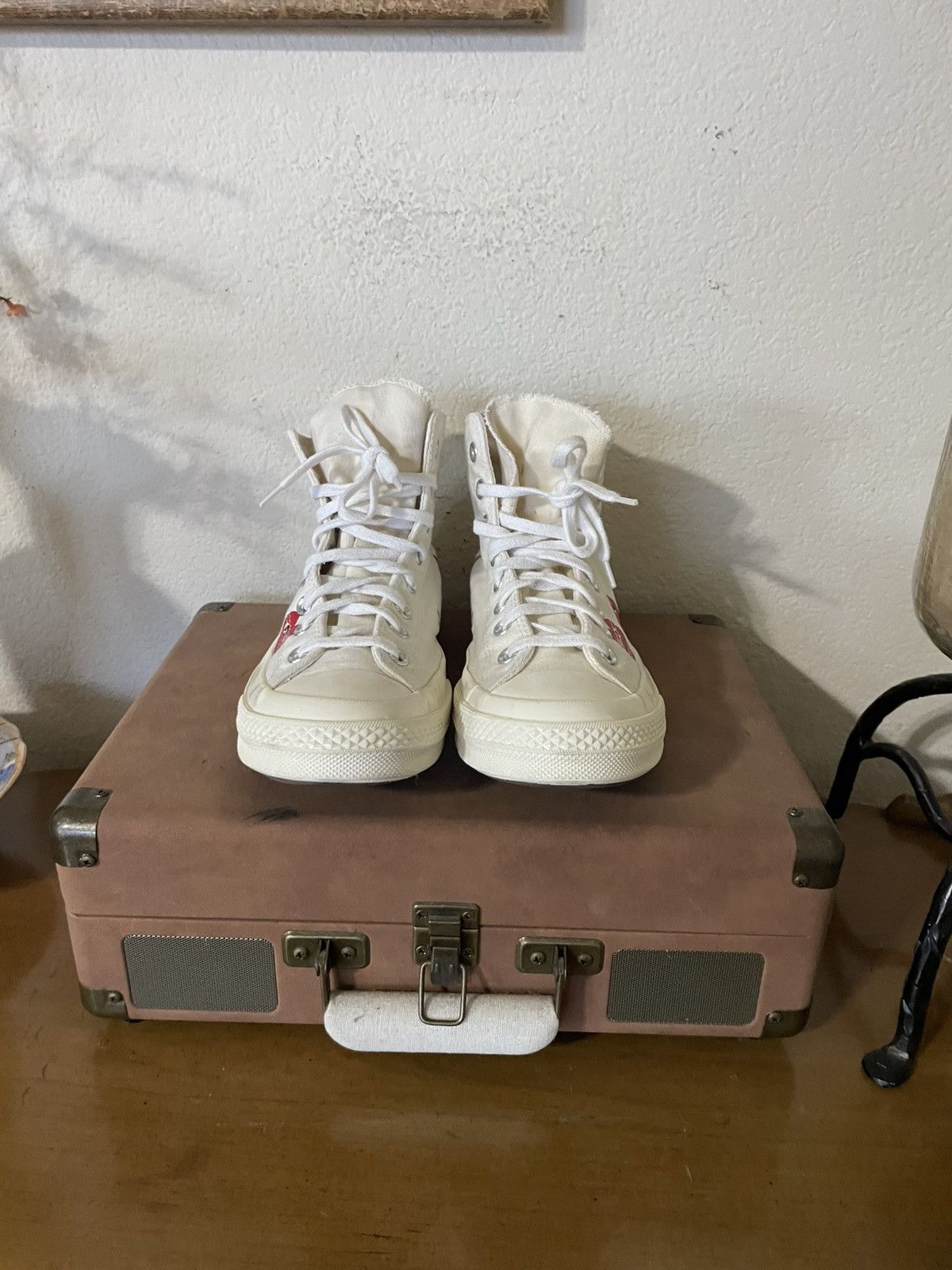 Comme des Garcons CDG Play x Converse Chuck Taylor All Star 70 HI Size US 8 / EU 41 - 1 Thumbnail