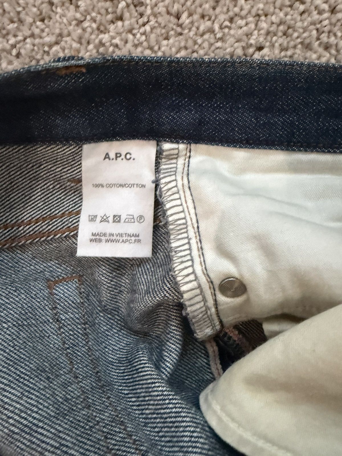 A.P.C. A.P.C. APC Selvedge Denim Jeans 32” Petit Standard Size US 32 / EU 48 - 13 Thumbnail
