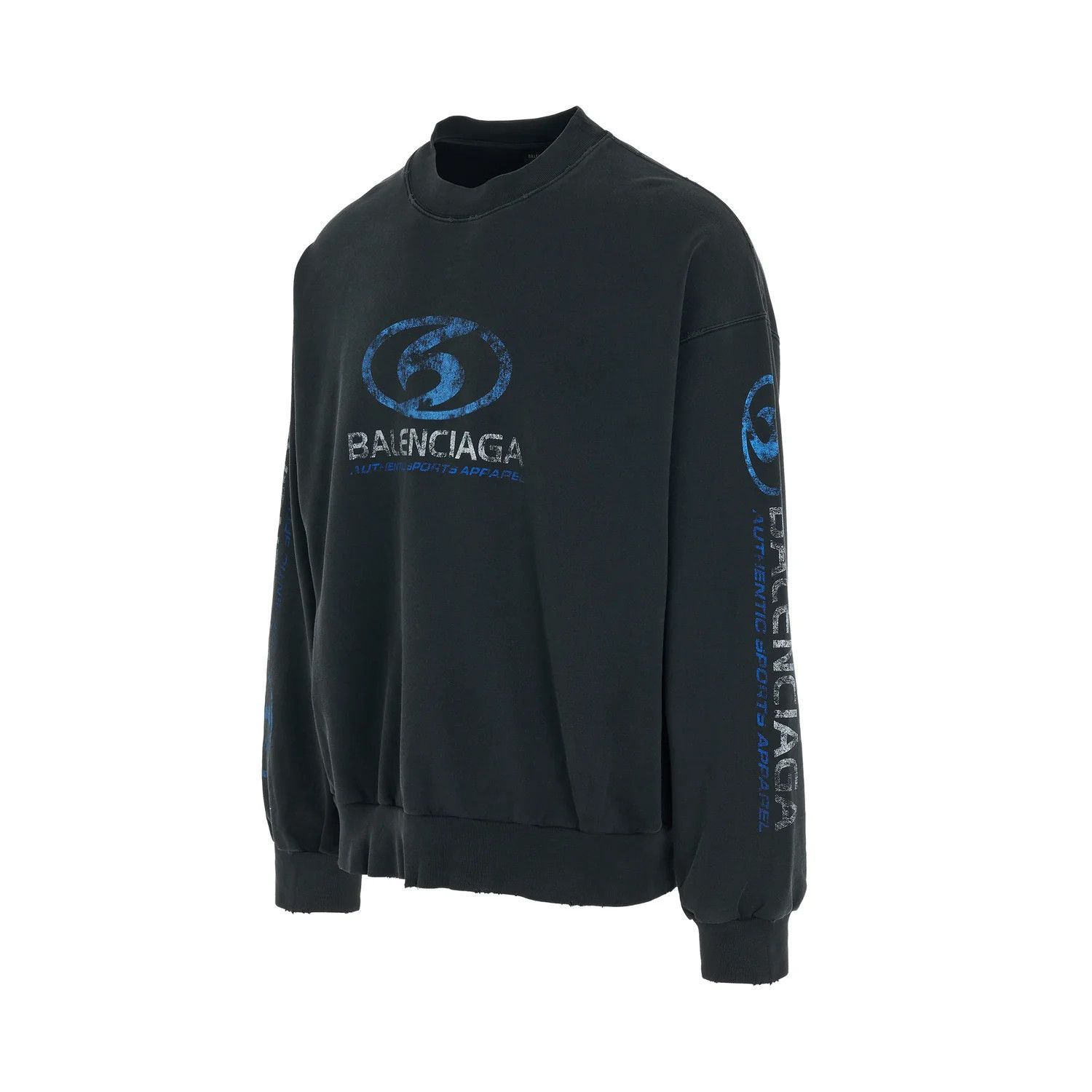 Balenciaga o1mris0824 Sweatshirt in Black Size US M / EU 48-50 / 2 - 2 Thumbnail