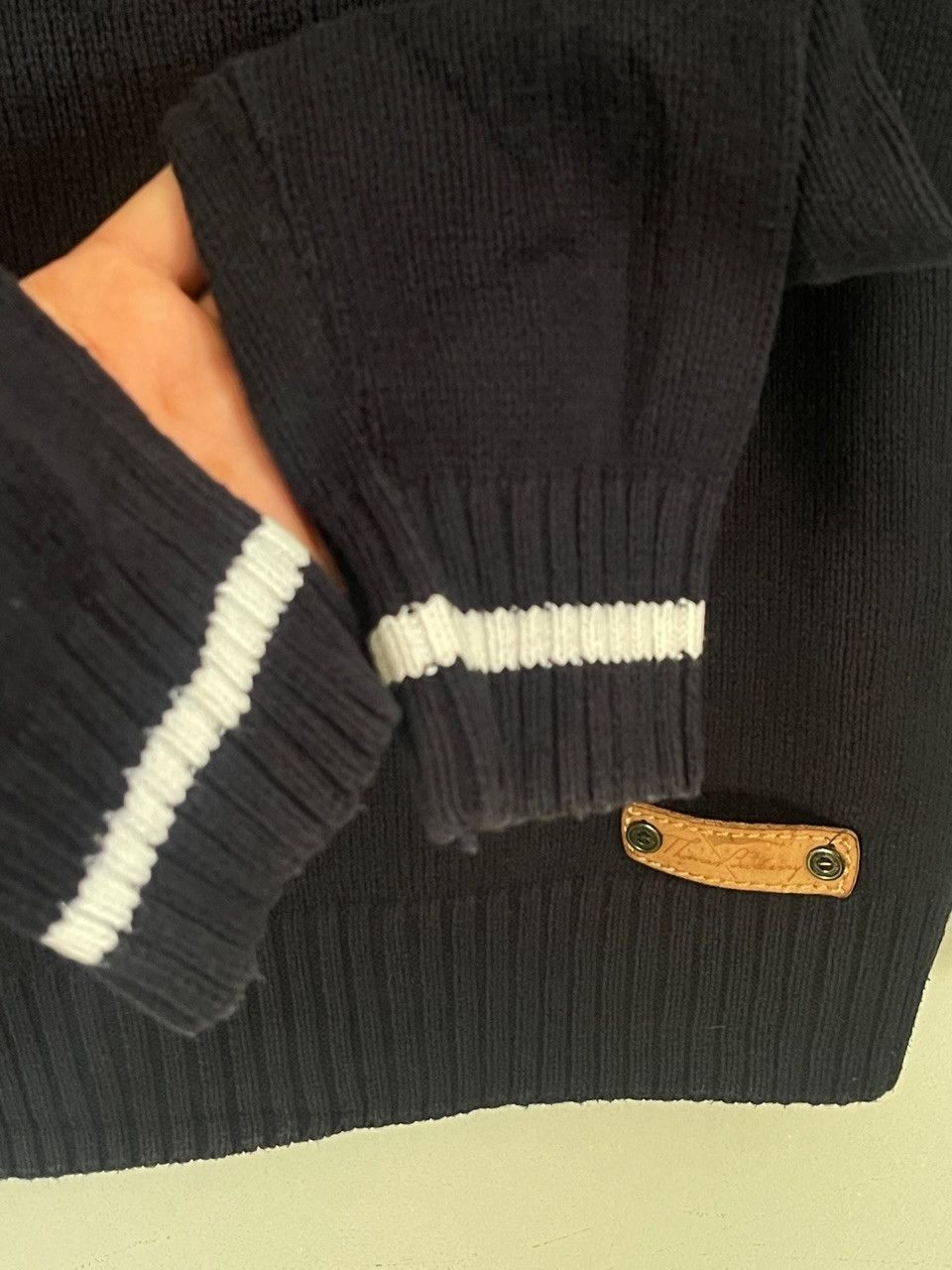 Burberry 🔥 TB Burberry sweater heavy knitted halfzip size L Size US L / EU 52-54 / 3 - 4 Thumbnail