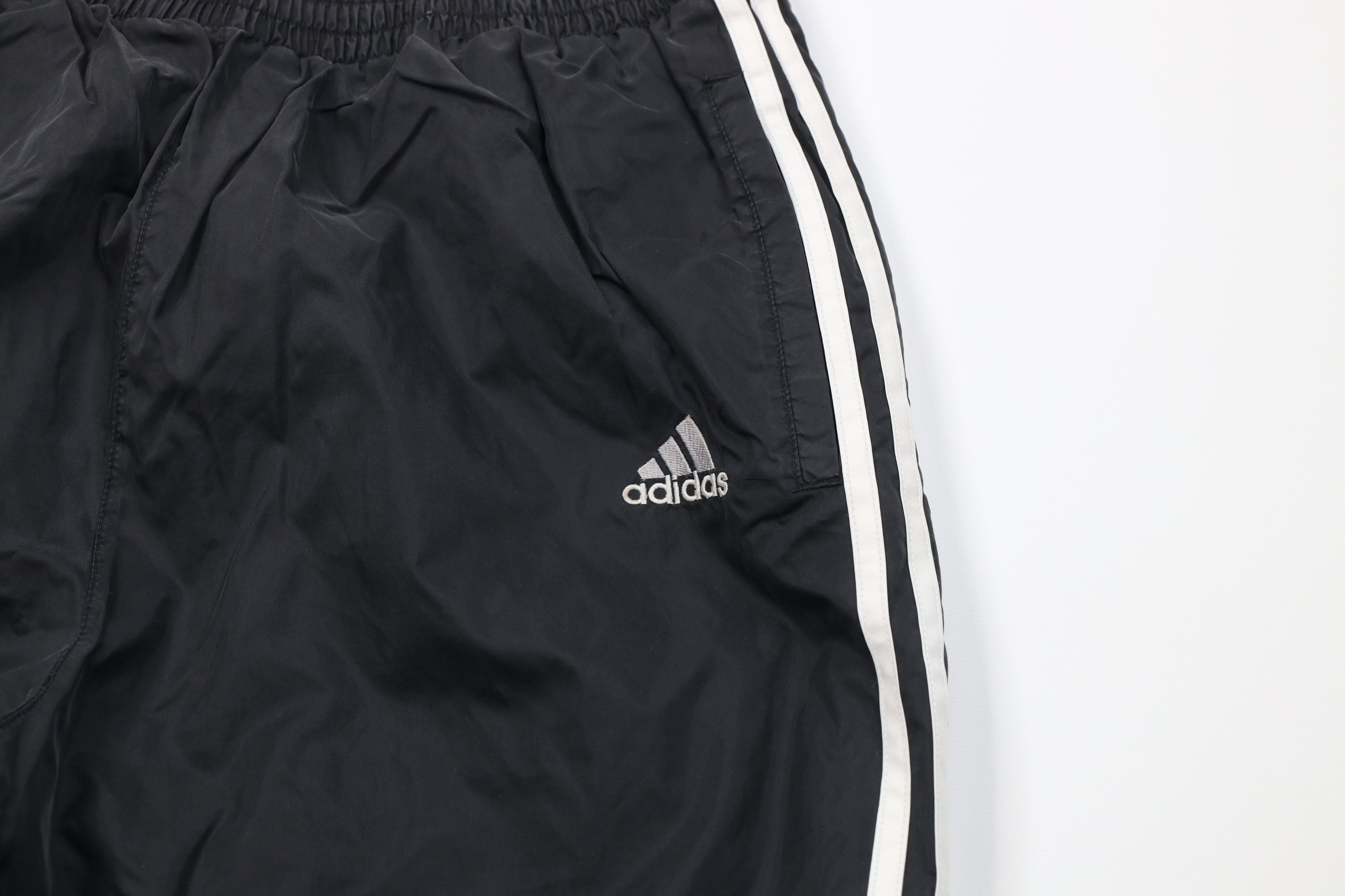 Adidas Vintage 90s Adidas Lined Wide Leg Tearaway Windbreaker Pants Size US 34 / EU 50 - 6 Thumbnail