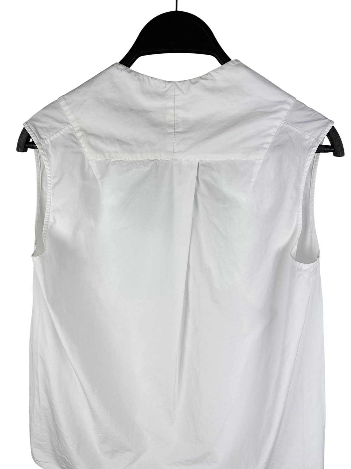 Jil Sander Jil Sander White Tank Top Sleeveles Top Classic Blank Womens Size S / US 4 / IT 40 - 7 Thumbnail