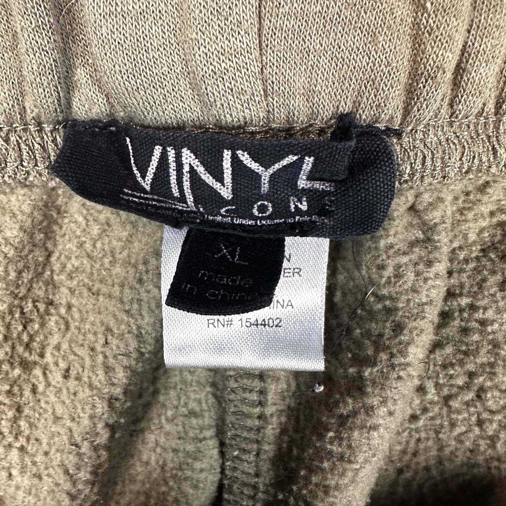 Vintage Def Leppard Green Sweatpants Mens M XL (fits M) Patches Warm Soft Pajama Pants Vinyl Shirt? Size US 31 - 7 Thumbnail
