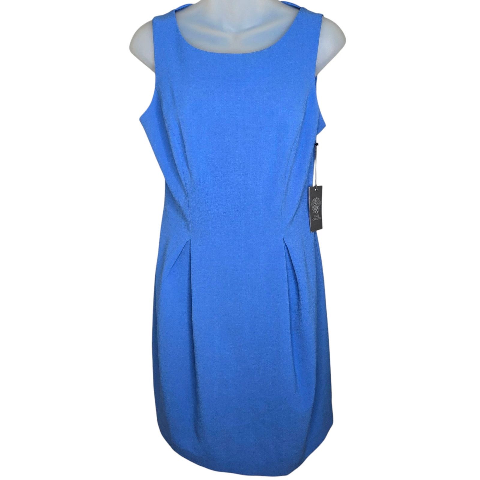Vince Camuto Vince Camuto Womens Sleeveless Dress Size 4 Sky Blue Bow Size S / US 4 / IT 40 - 1 Thumbnail