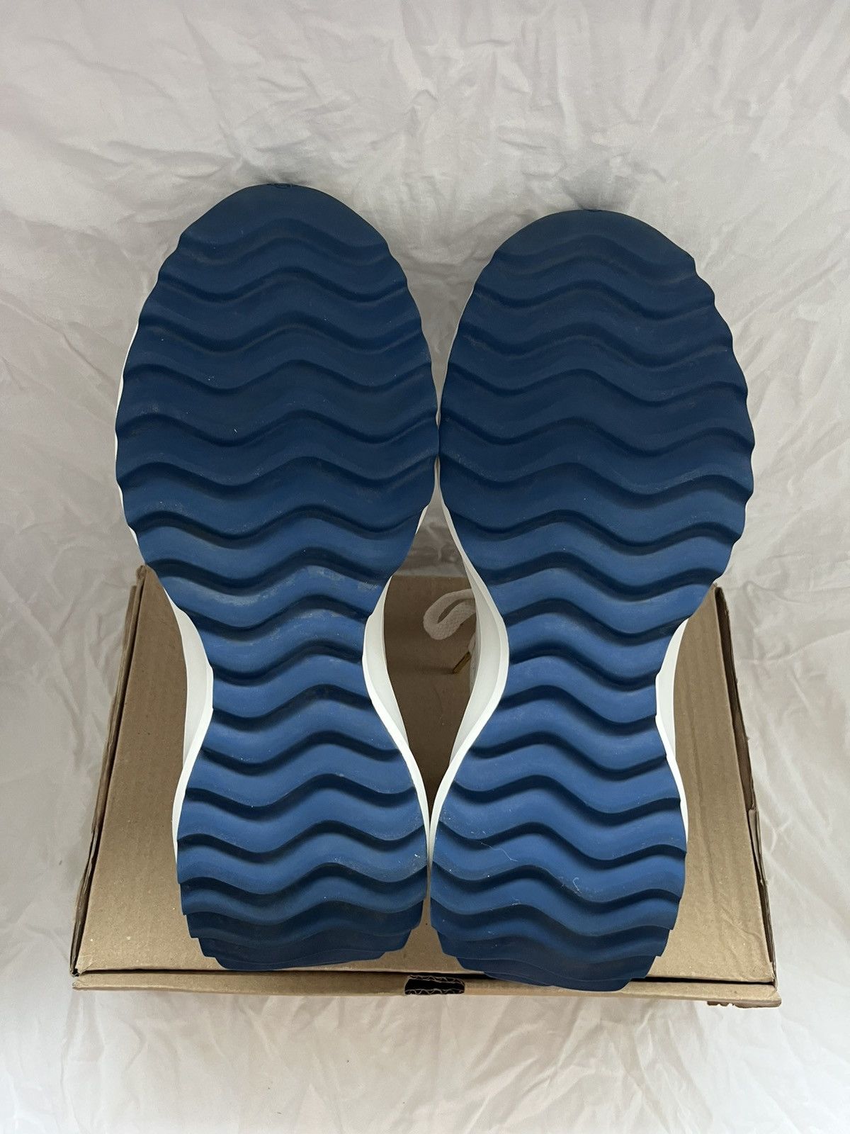 Casablanca Casablanca Atlantis Leather Vinyl « White/Blue »🚎 Size US 11.5 / EU 44-45 - 5 Thumbnail