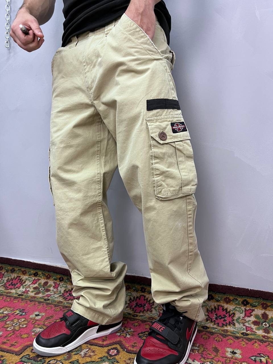 Vintage Independent cargo Multipocket military pants