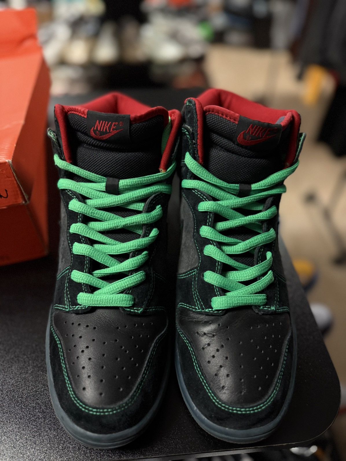 Nike Size 11 Nike Dunk High Premium SB 2008 Twin Peaks Night Owl Size US 11 / EU 44 - 13 Thumbnail