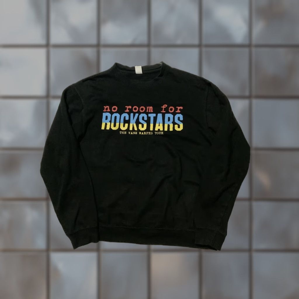 Vintage Vans Warped Tour 2012 Film No Room For Rockstars Merch Crewneck Sweatshirt Sz.S Mens Black Pullover Sweatshirt Crewneck Size US S / EU 44-46 / 1 - 1 Thumbnail