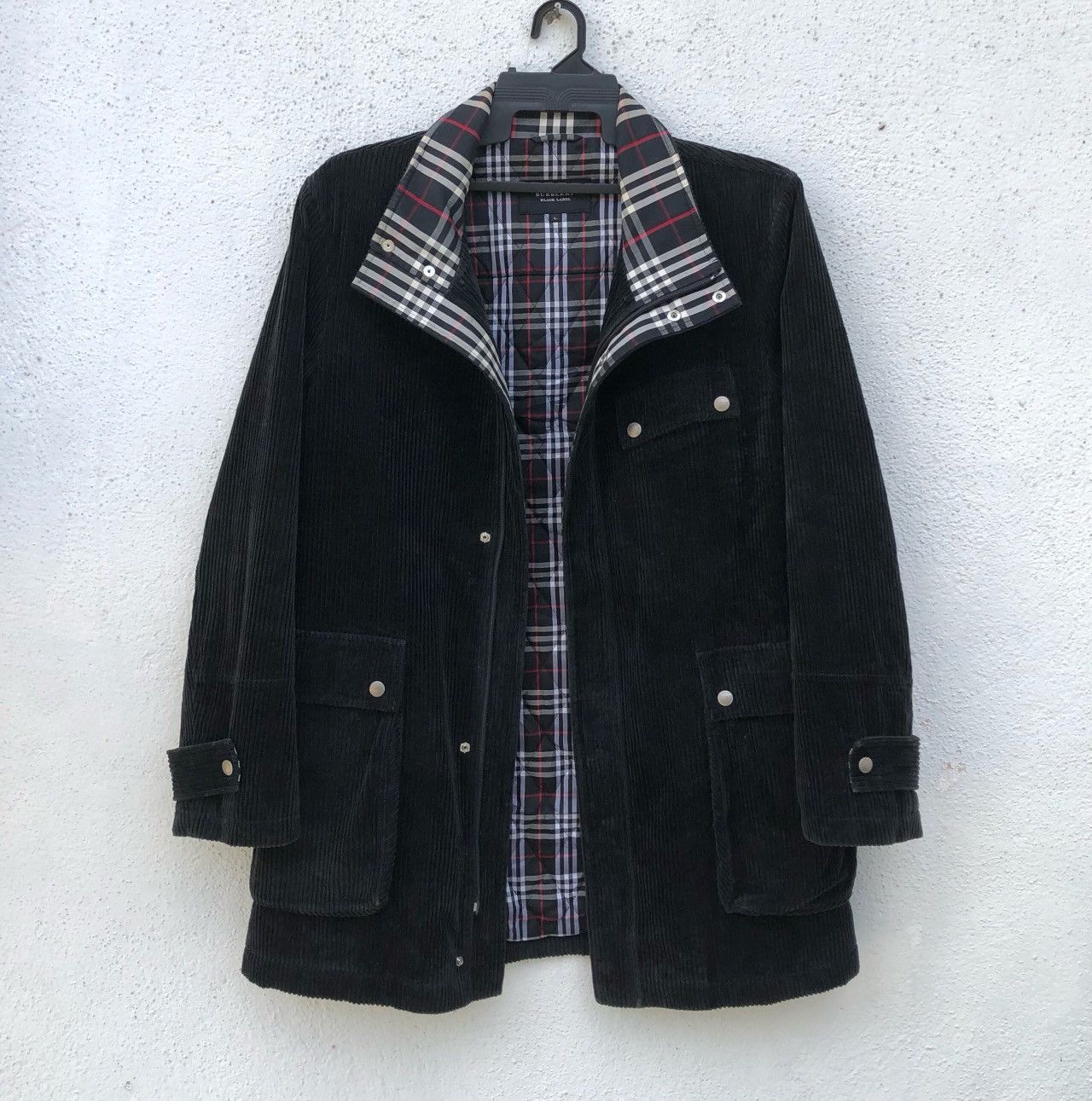 Burberry Burberry Black Label Corduroy Lined Quilted Coats, Jacket Size US L / EU 52-54 / 3 - 1 Thumbnail