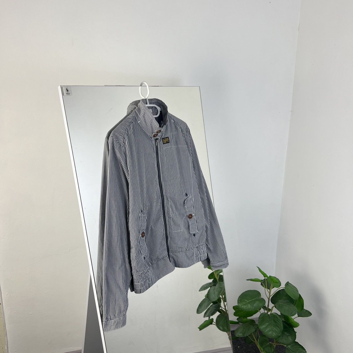 G-Star Vintage G-Star Raw Tab Logo Checkered Zip Up Bomber Jacket Size US M / EU 48-50 / 2 - 1 Thumbnail
