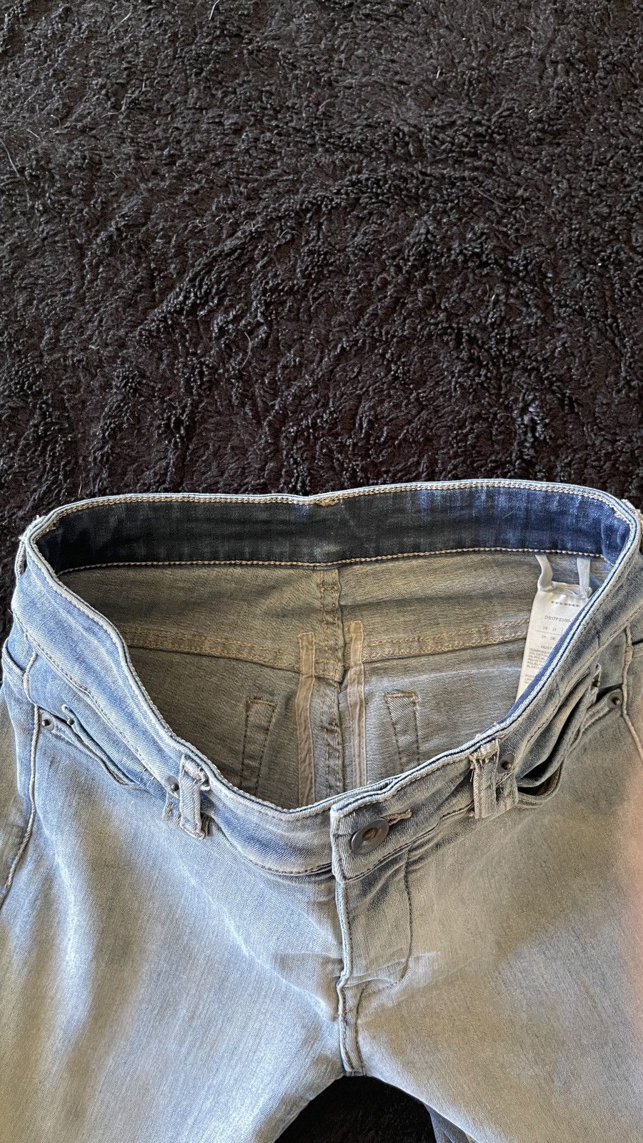 Rick Owens × Rick Owens Drkshdw F/W 17 Detroit Cut “Hustler Blue” Size 26" / US 2 / IT 38 - 8 Thumbnail