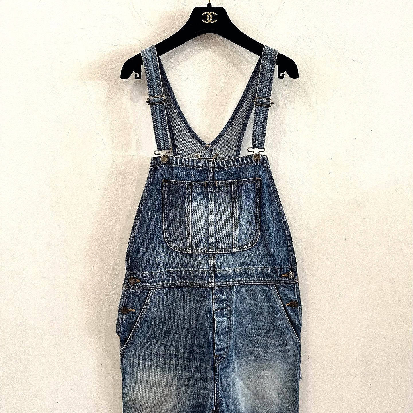 Saint Laurent Paris Saint Laurent Denim Overalls Size 28 Size 28" / US 6 / IT 42 - 1 Thumbnail