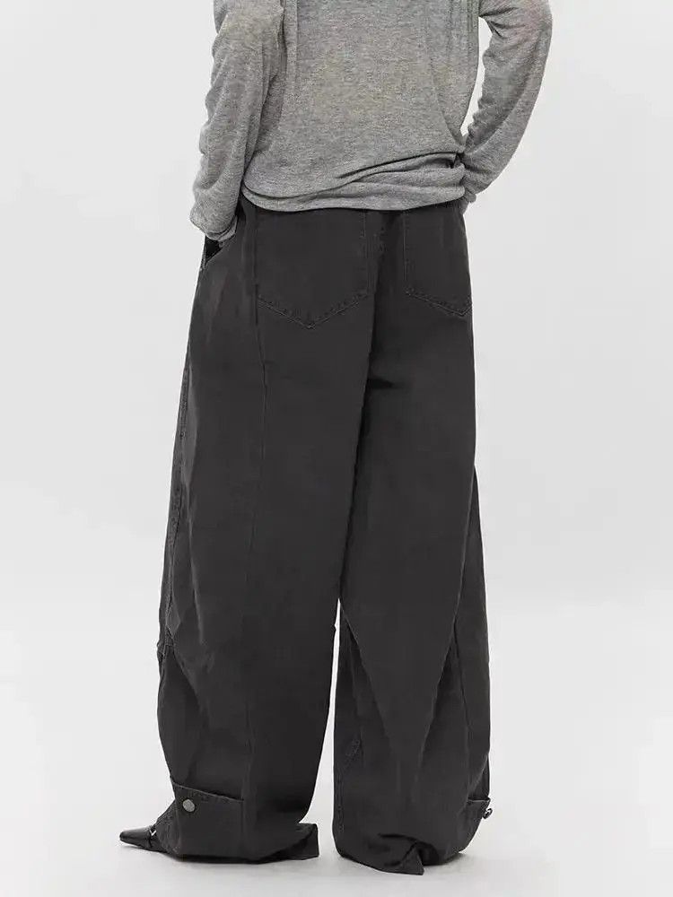 Japanese Brand Street washed and distressed lumberjack hip hop Y2K jeans Size US 32 / EU 48 - 4 Thumbnail