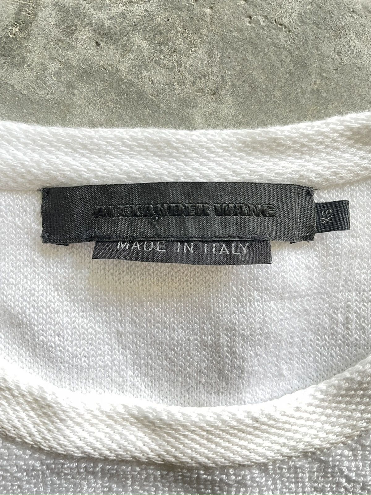 Alexander Wang × Designer SS16 Terrycloth Knit “WET” Alexander Wang L/S Crewneck Size XS / US 0-2 / IT 36-38 - 3 Thumbnail
