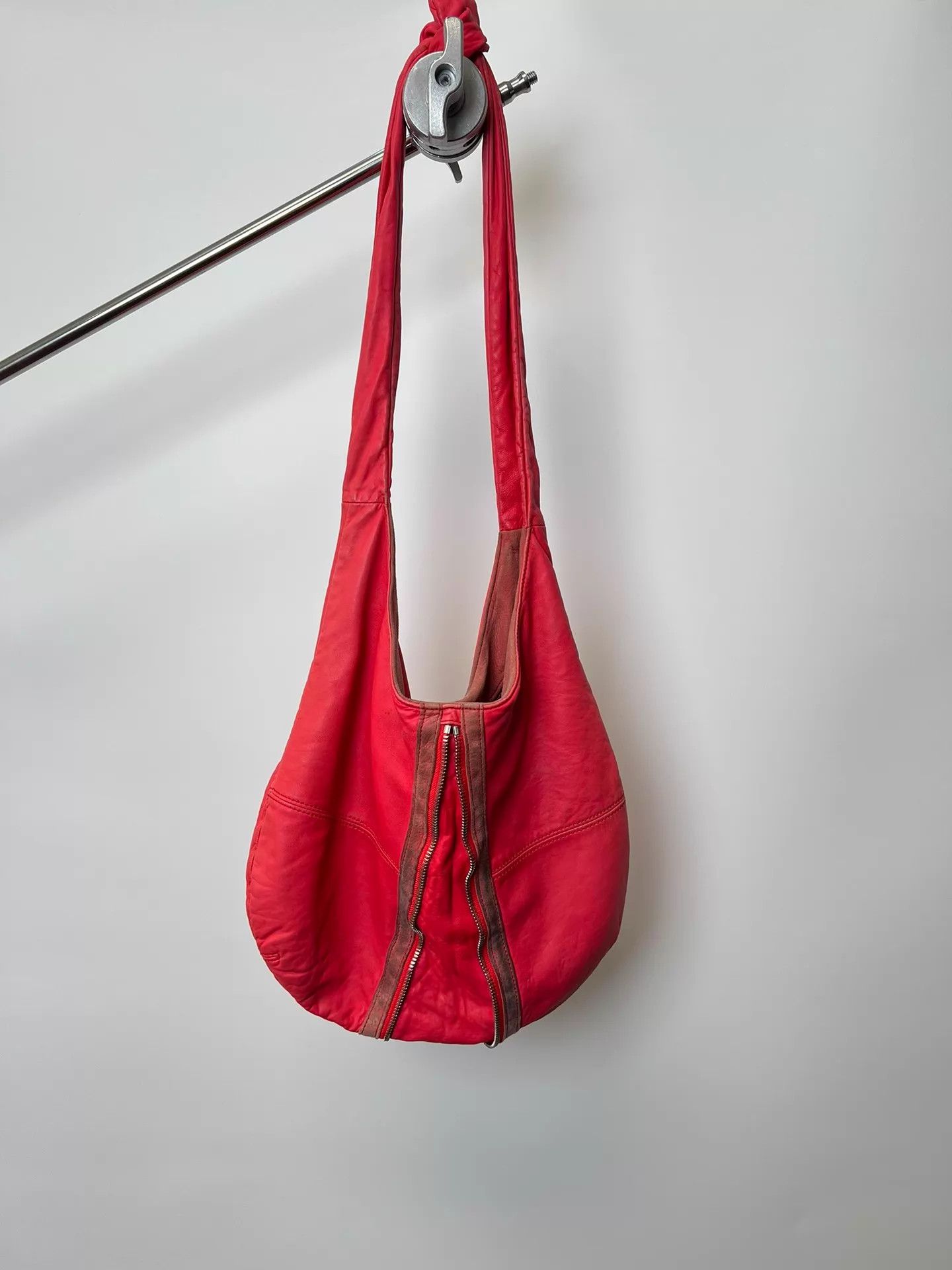 Alexander Wang Alexander Wang Biker Fuchsia Suede Crossbody Bag Size ONE SIZE - 5 Thumbnail
