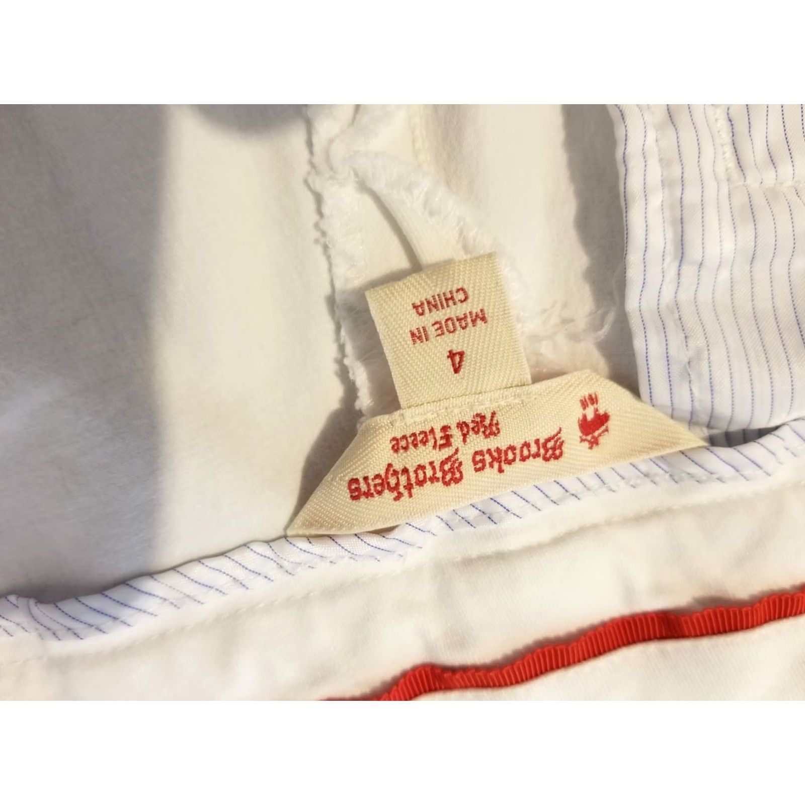 Brooks Brothers Womens Brooks Brothers Shorts White Cotton Chino Size 4 Size 27" / US 4 / IT 40 - 2 Thumbnail