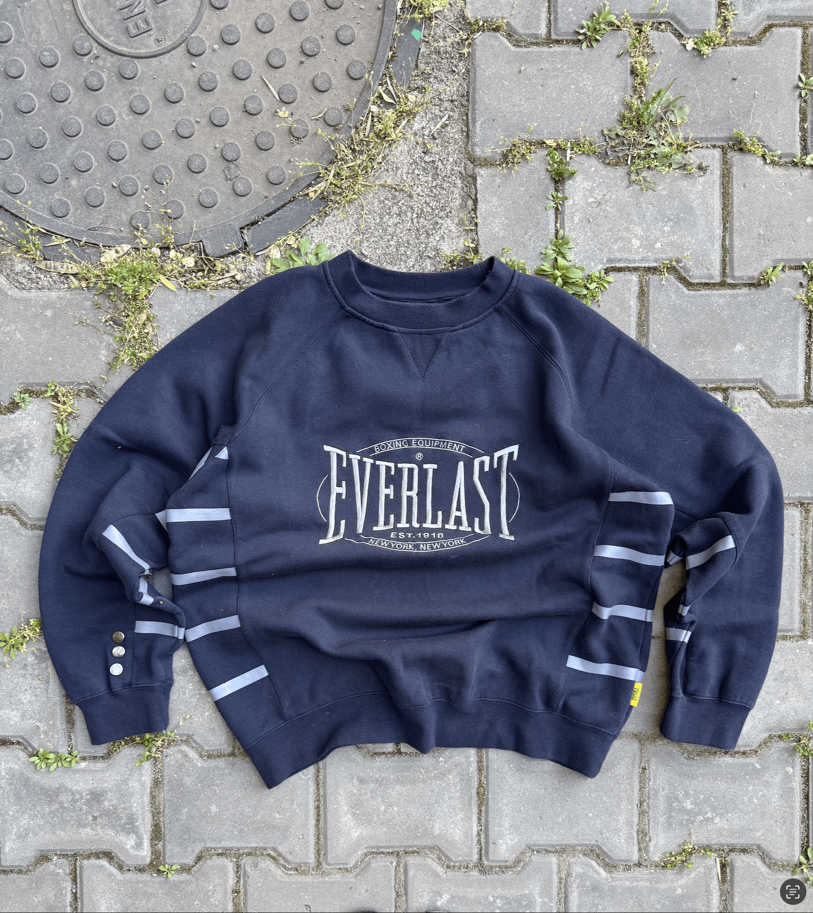 Everlast Vintage Everlast Boxing Navy Blue Sweatshirt Size M Size US M / EU 48-50 / 2 - 1 Thumbnail