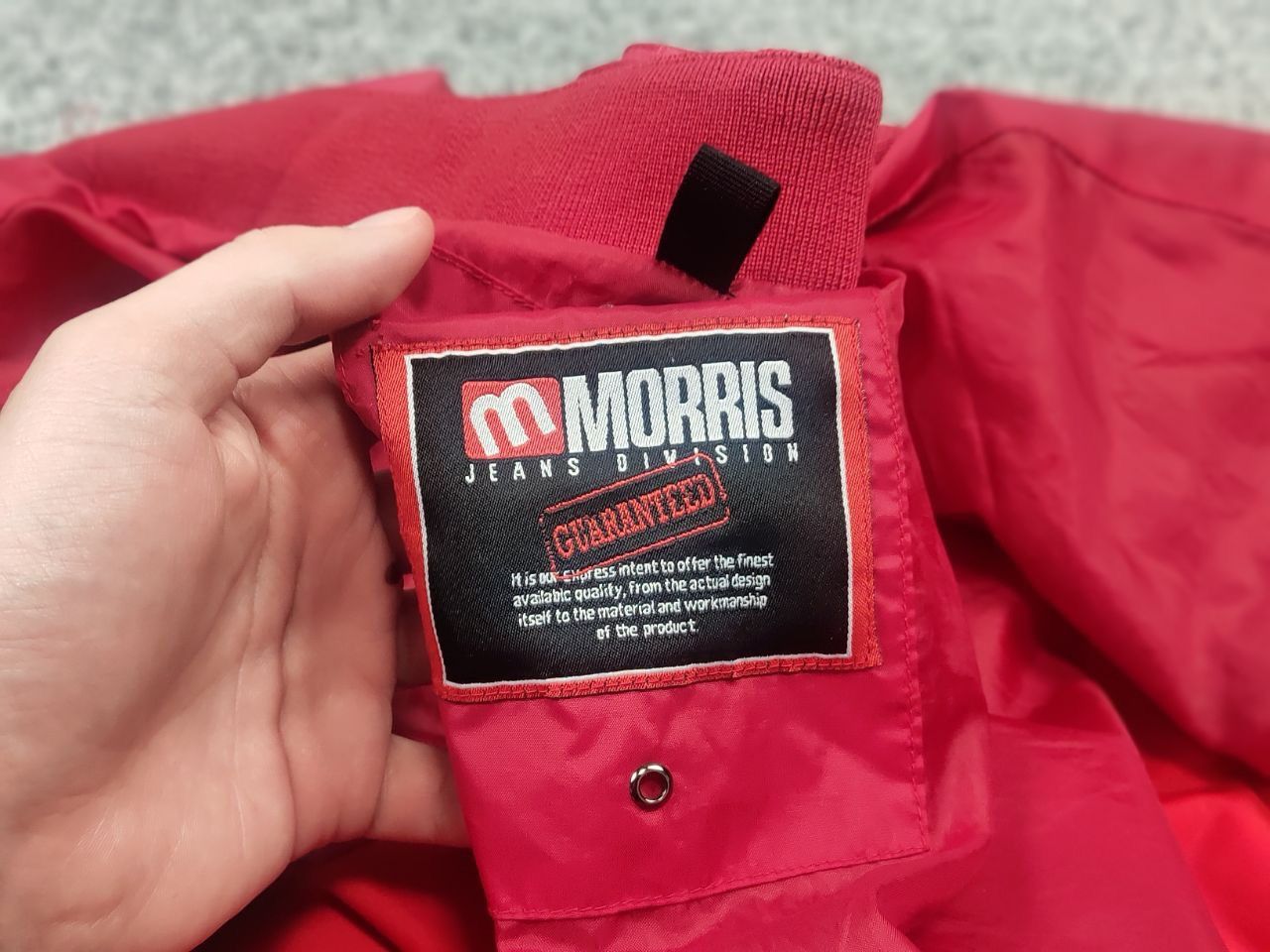 Vintage Morris Jeans Division Logo racing nascar Jacket Y2K
