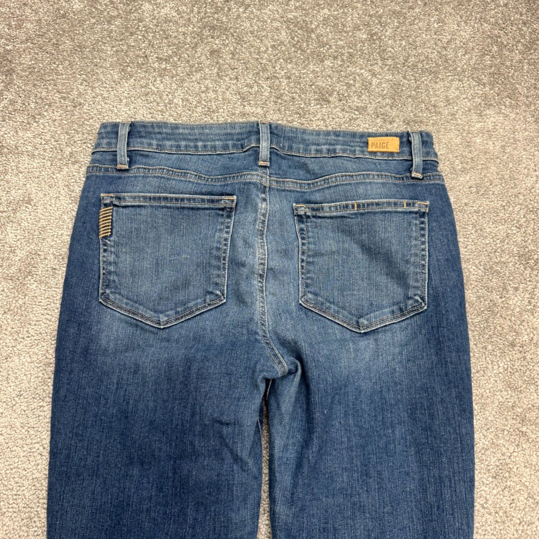 Paige VINTAGE Paige Verdugo Ankle Skinny Denim Jeans Womens 31 Blue Medium Wash Casual Classic Size 24" / US 00 / IT 34 - 3 Thumbnail