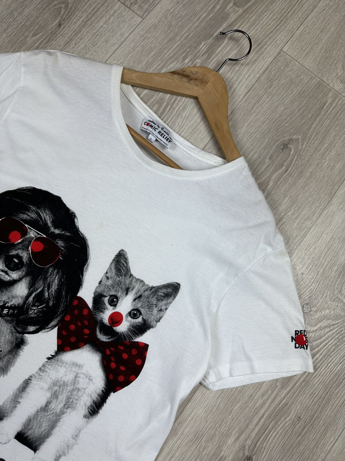Vivienne Westwood Vintage Comic Relief Sidney and Coco Designer T-Shirt Size US L / EU 52-54 / 3 - 2 Thumbnail