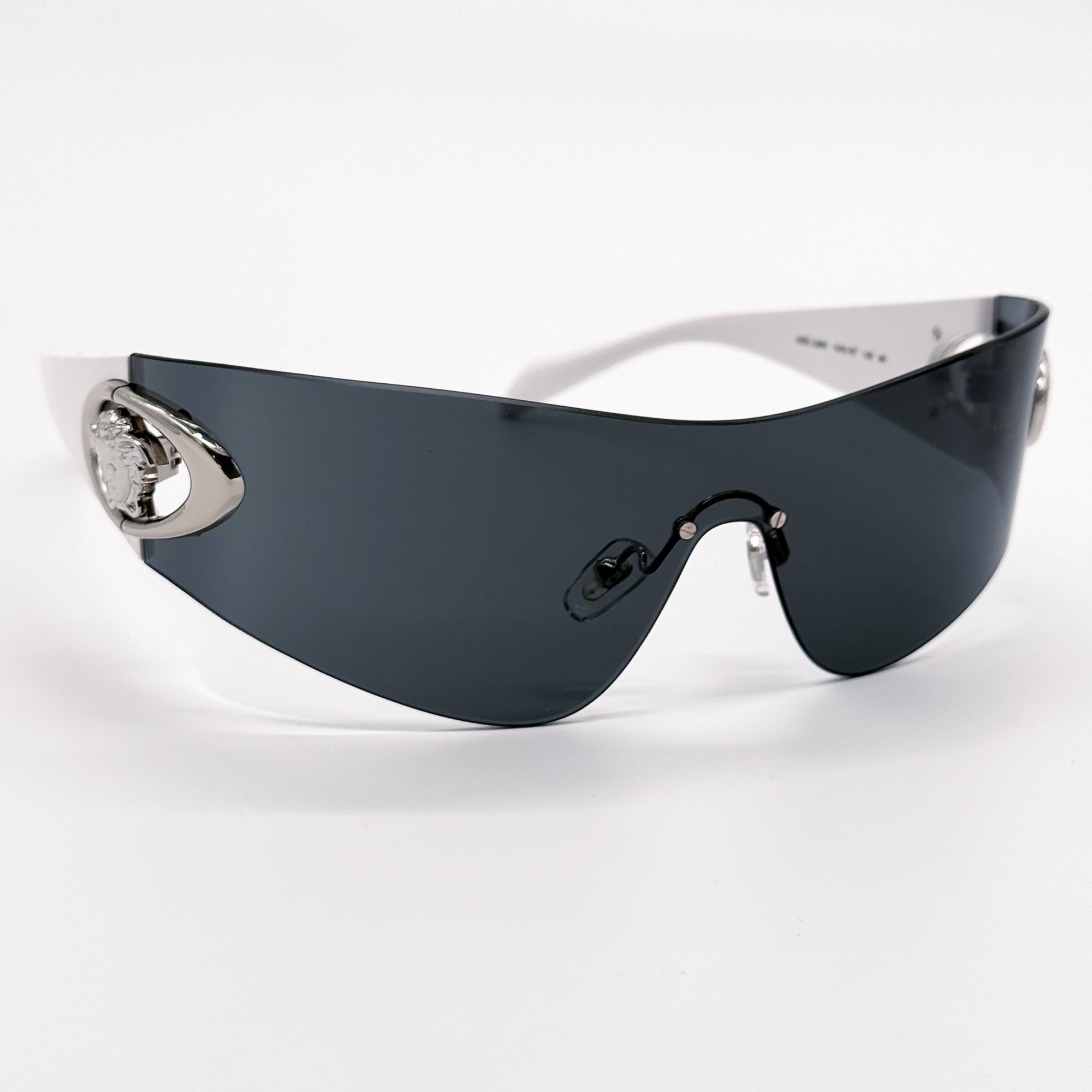 Versace NEW VE2280 1000/87 VERSACE SHIELD UNISEX SUNGLASSES VE2280 Size ONE SIZE - 3 Thumbnail