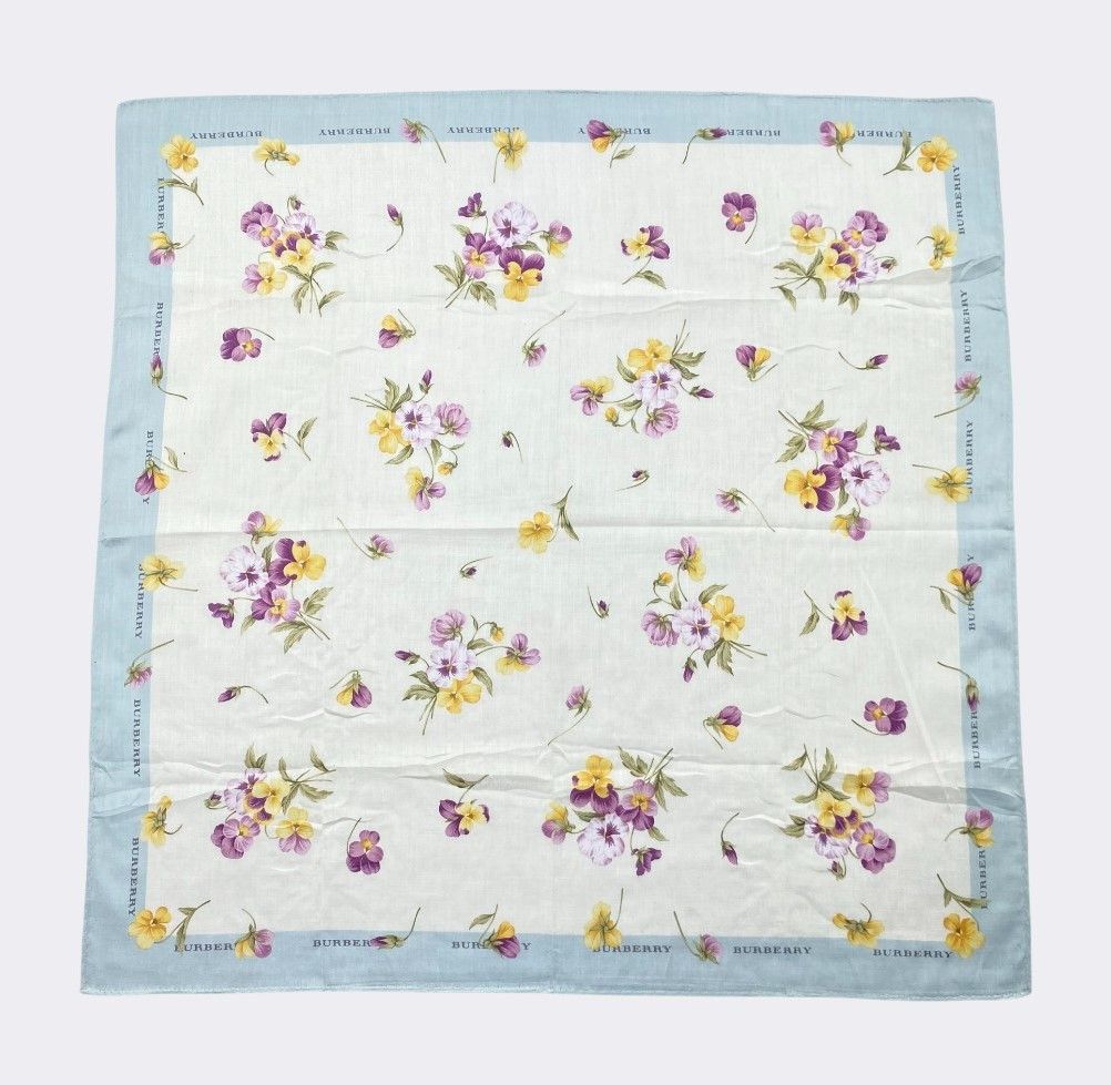 Burberry Vintage Burberry Handkerchief Neckerchief Bandana H276R Size ONE SIZE - 1 Thumbnail