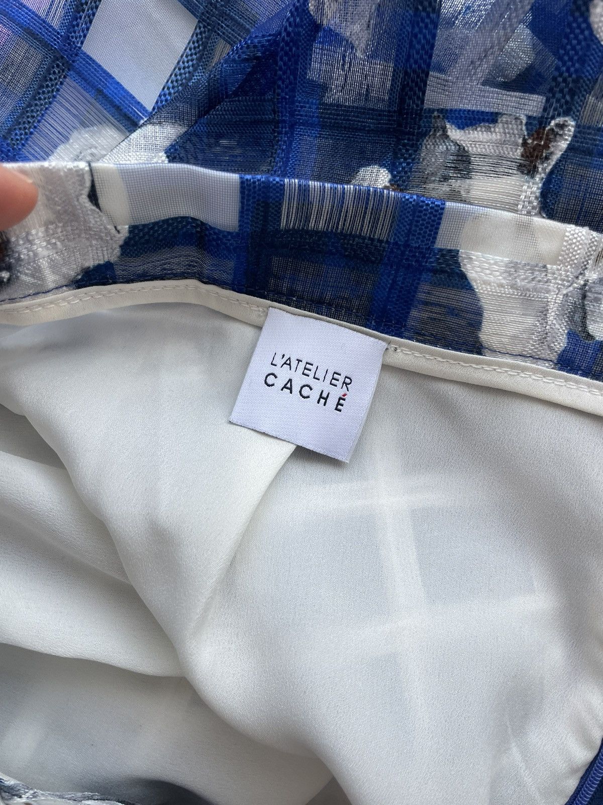 Vintage Latelier Cache blouse&skirt Size M / US 6-8 / IT 42-44 - 3 Thumbnail