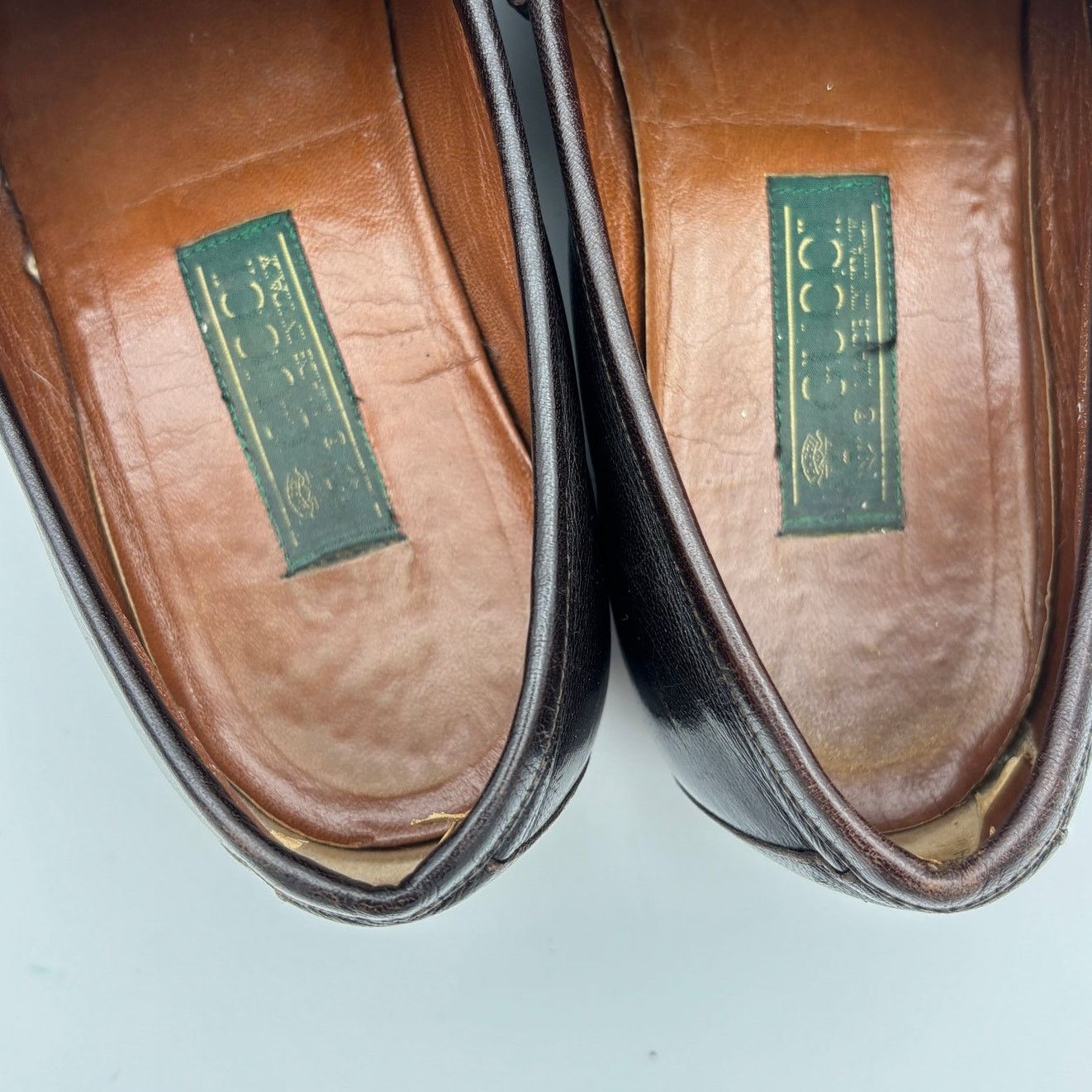 Gucci Vintage Gucci Leather Horsebit Loafers Shoes Men's 41.5 D Size US 8 / EU 41 - 9 Thumbnail