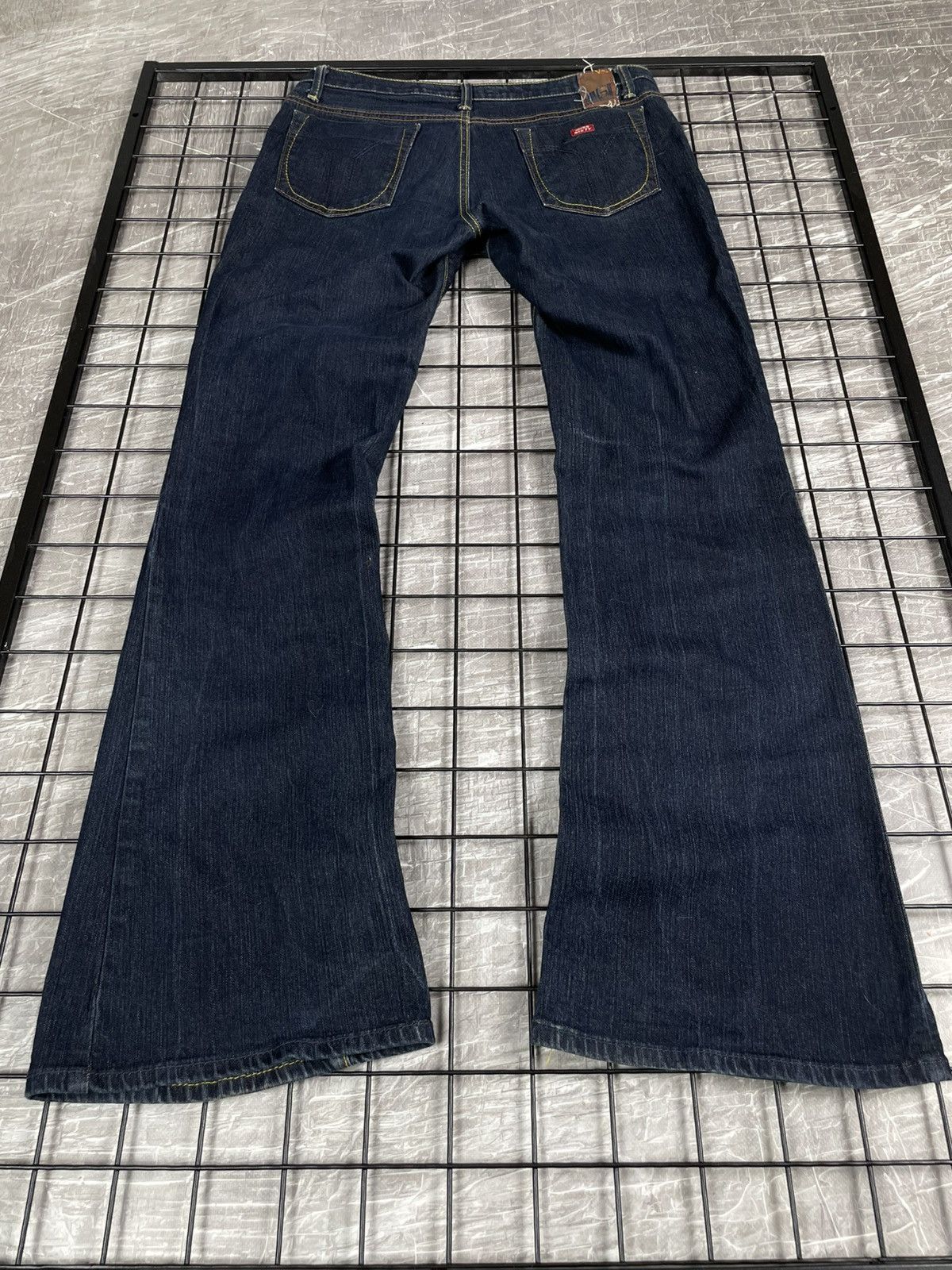 Miss Sixty Miss Sixty Y2K Flared Low Rise Jeans Retro 2000s Boho Style Size 30" / US 8 / IT 44 - 3 Thumbnail