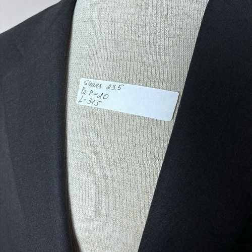 Hickey Freeman LORO PIANA Hickey Freeman Men's Dark Gray Solid Wool Blazer Size 42R - 13 Thumbnail