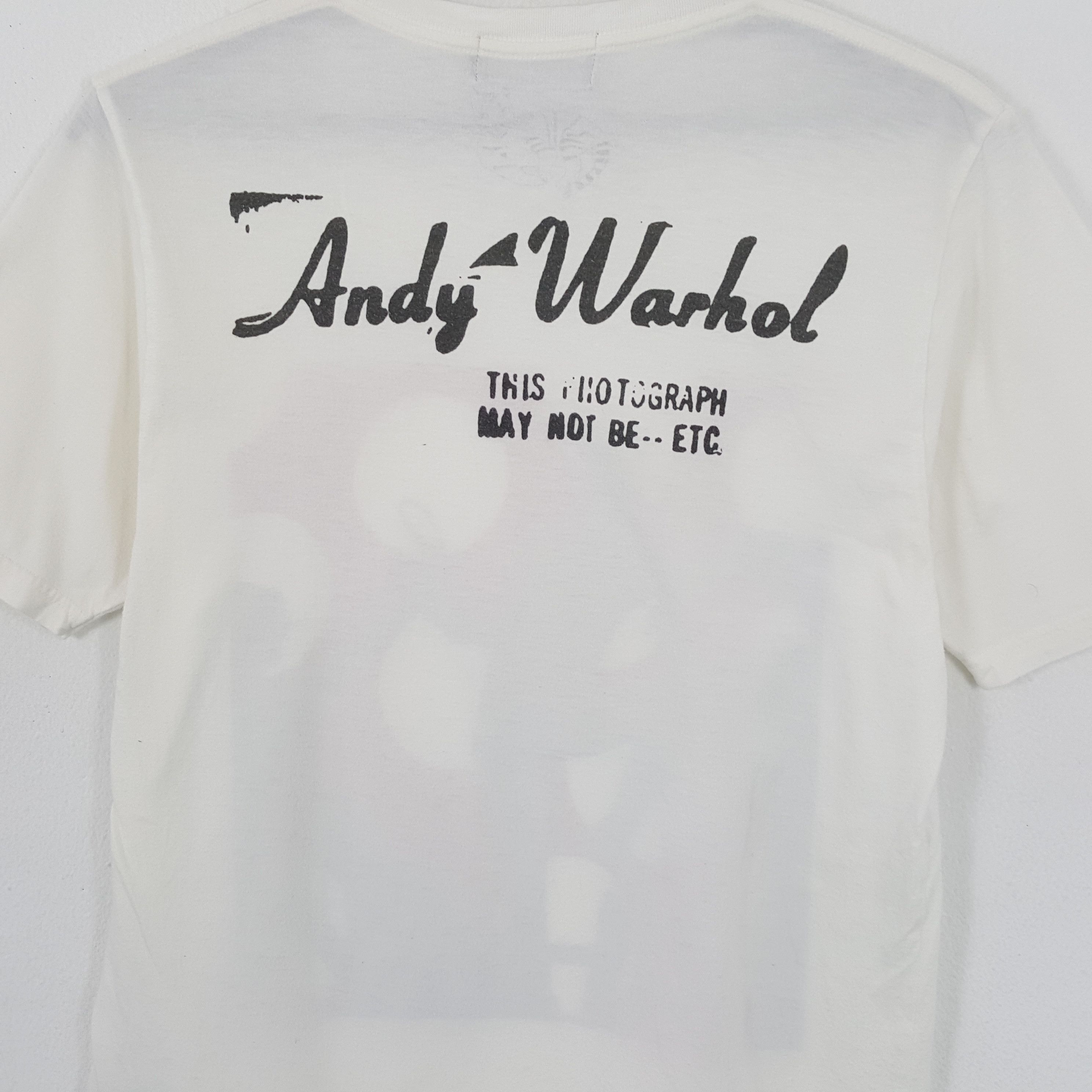 Andy Warhol × Hysteric Glamour × Vintage ANDY WARHOL by HYSTERIC GLAMOUR Japanese Streetwear Tshirt Size US S / EU 44-46 / 1 - 4 Thumbnail