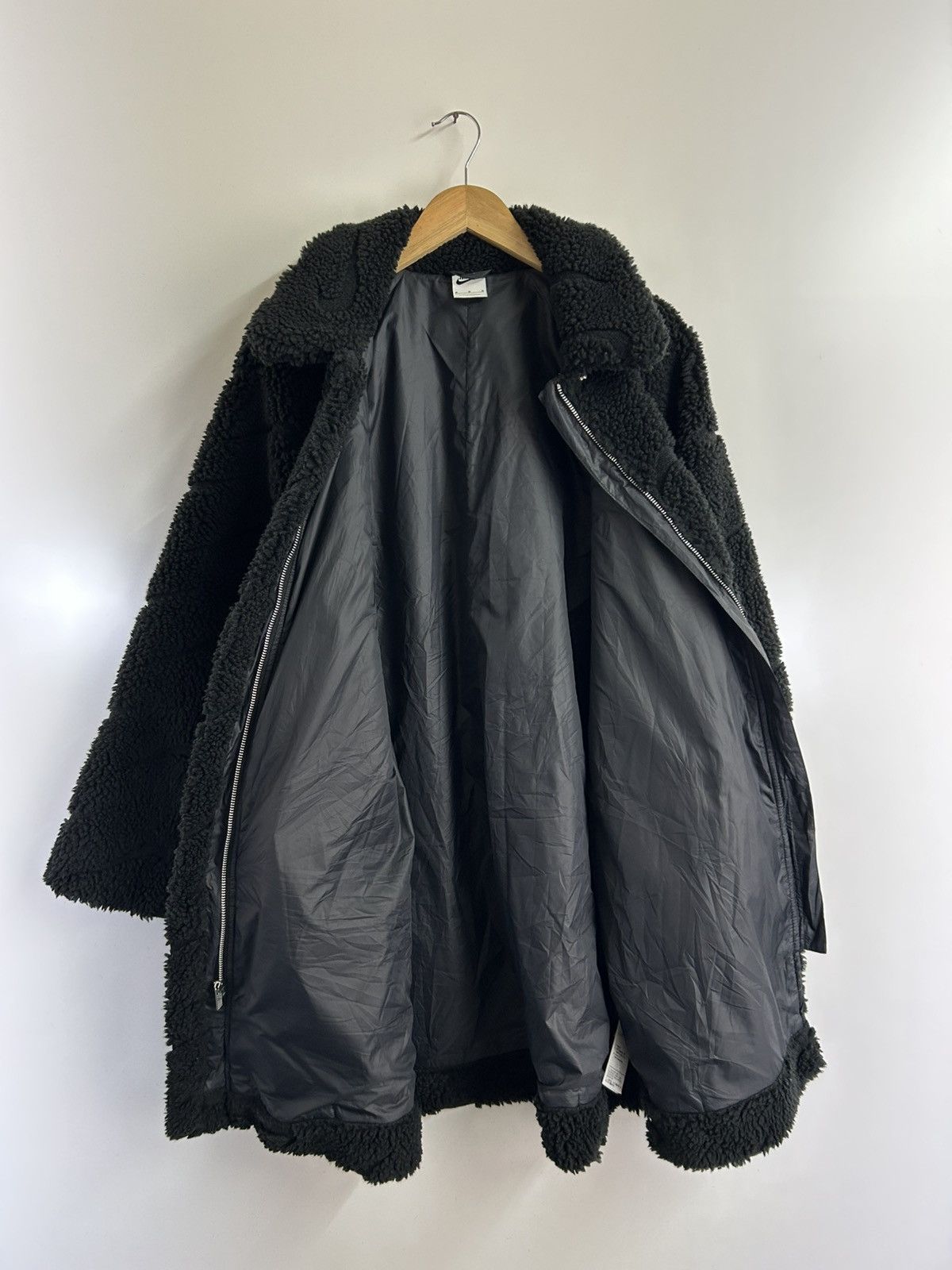 Nike 🔥Nike Faux Fur Outerwear Zipper Jacket Size S / US 4 / IT 40 - 10 Thumbnail