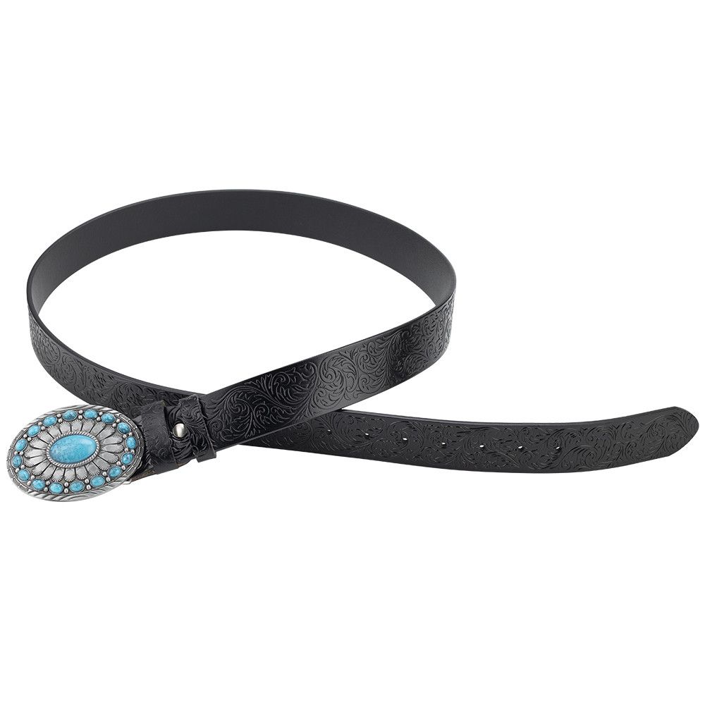 Designer Turquoise stone Vintage Belt Belts Menswear Accessories Size ONE SIZE - 4 Thumbnail