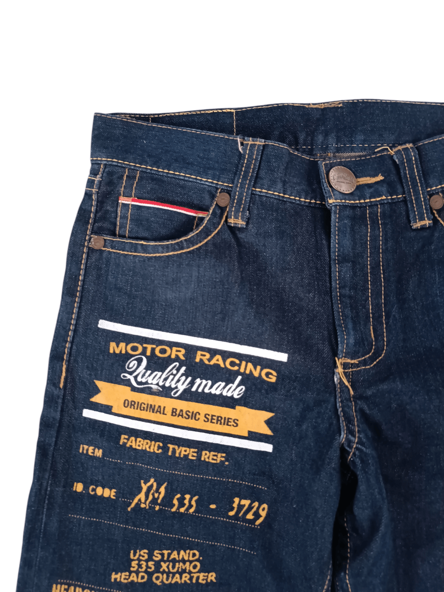 Other Co & Lu Selvedge Big Logo Nice Design Denim Jeans Size US 30 / EU 46 - 9 Thumbnail