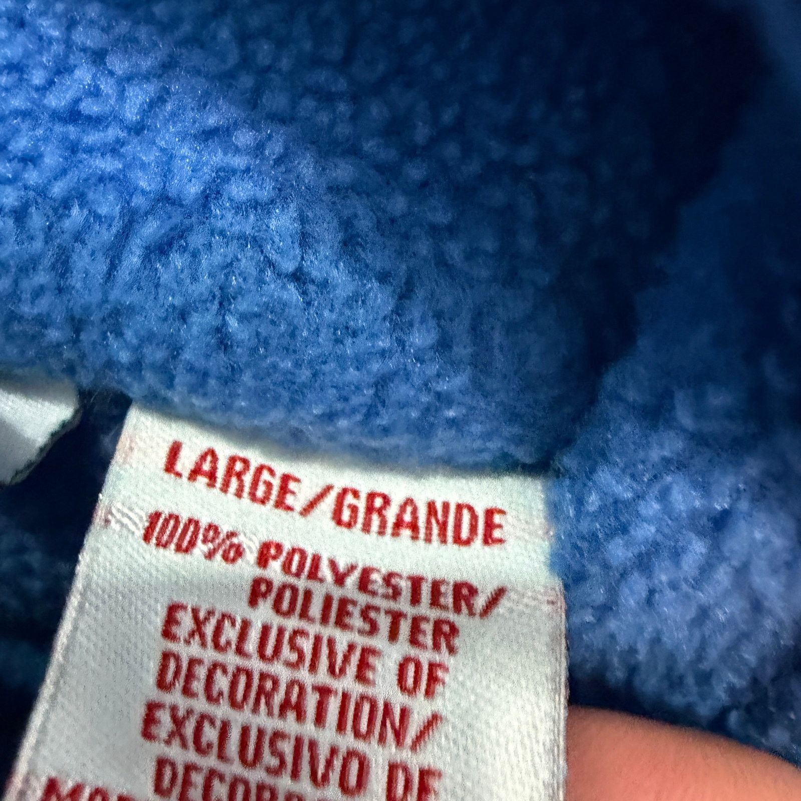 Disney Vintage Disney Eeyore Fleece Sweatshirt Women's Large Blue Size L / US 10 / IT 46 - 6 Thumbnail