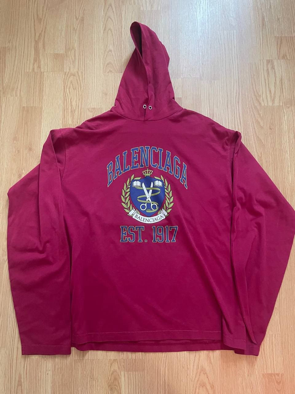 Balenciaga BALENCIAGA EST. 1917 HOODIE Size US M / EU 48-50 / 2 - 1 Thumbnail