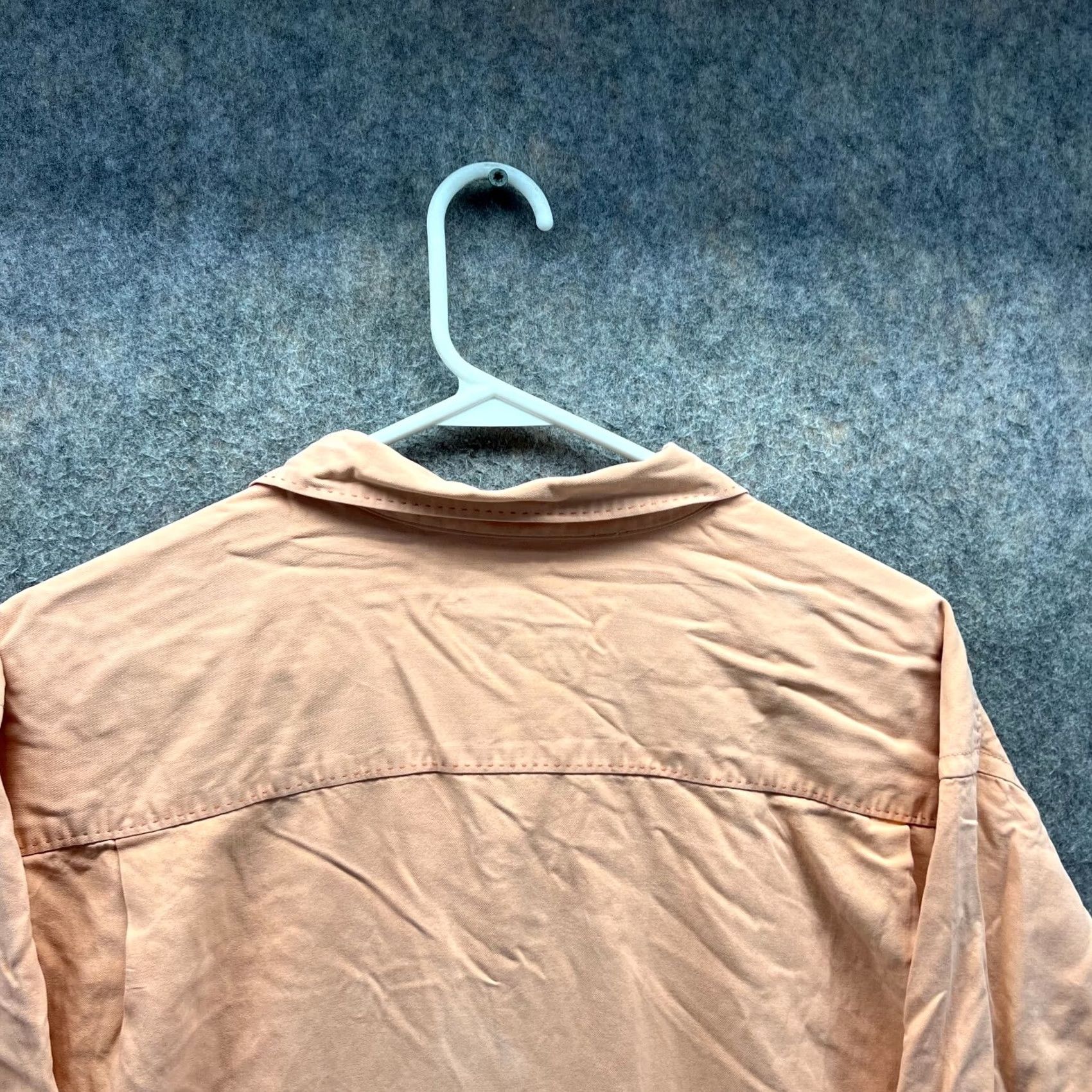Tommy Bahama VINTAGE Tommy Bahama Shirt Men XL Orange Silk Button-Up Preppy Casual All Seasons Short Sleeve Size US XL / EU 56 / 4 - 3 Thumbnail