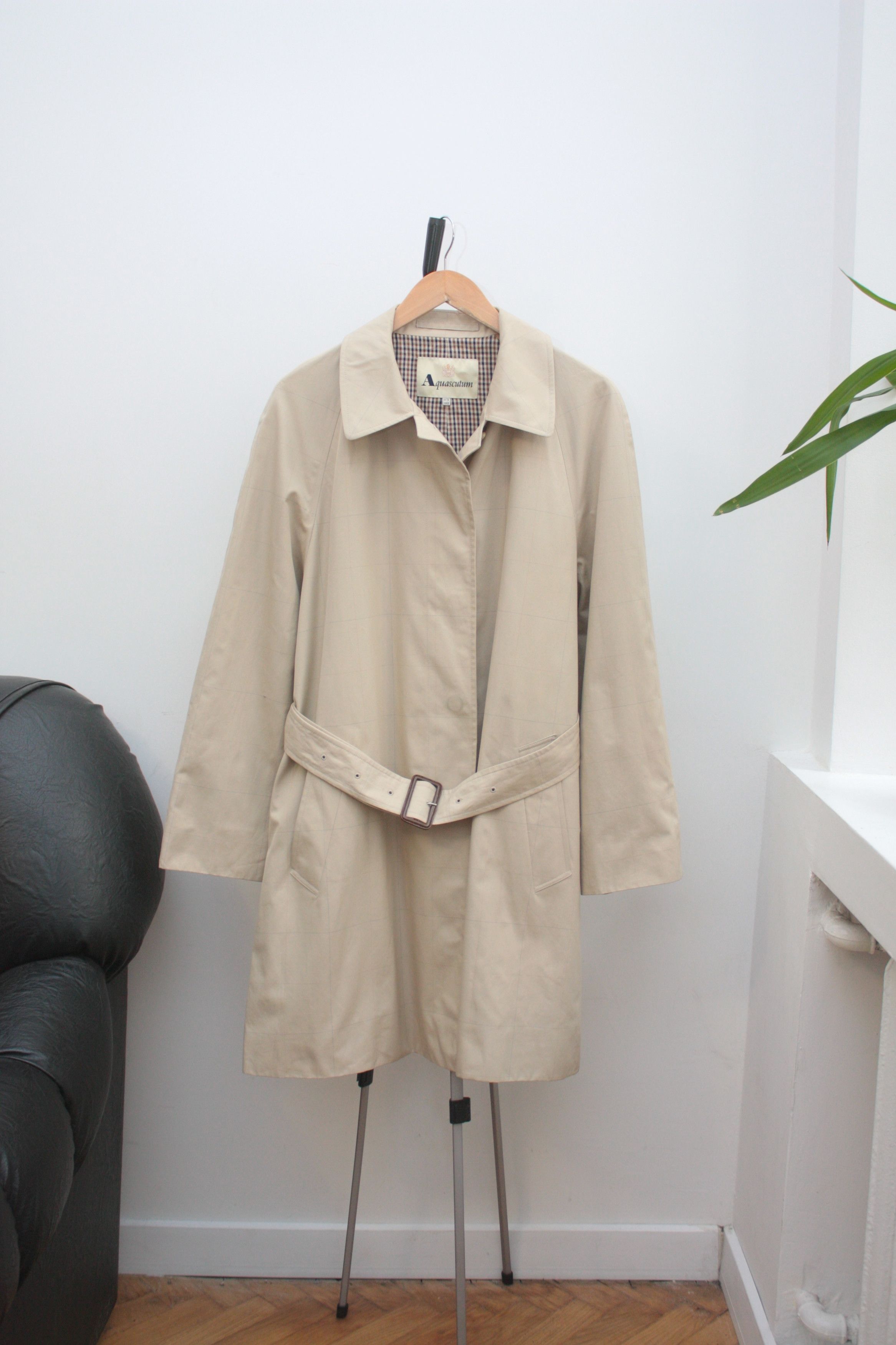 Aquascutum × Luxury 80s 90s VTG AQUASCUTUM TRENCH COAT | Grailed