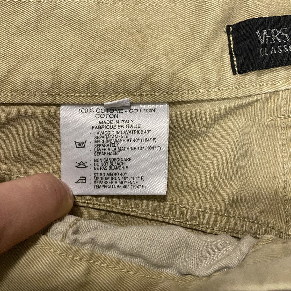 Versace Versace V2 Classic Cotton Mens Pants Beige Size 32 Italy Size US 32 / EU 48 - 9 Thumbnail
