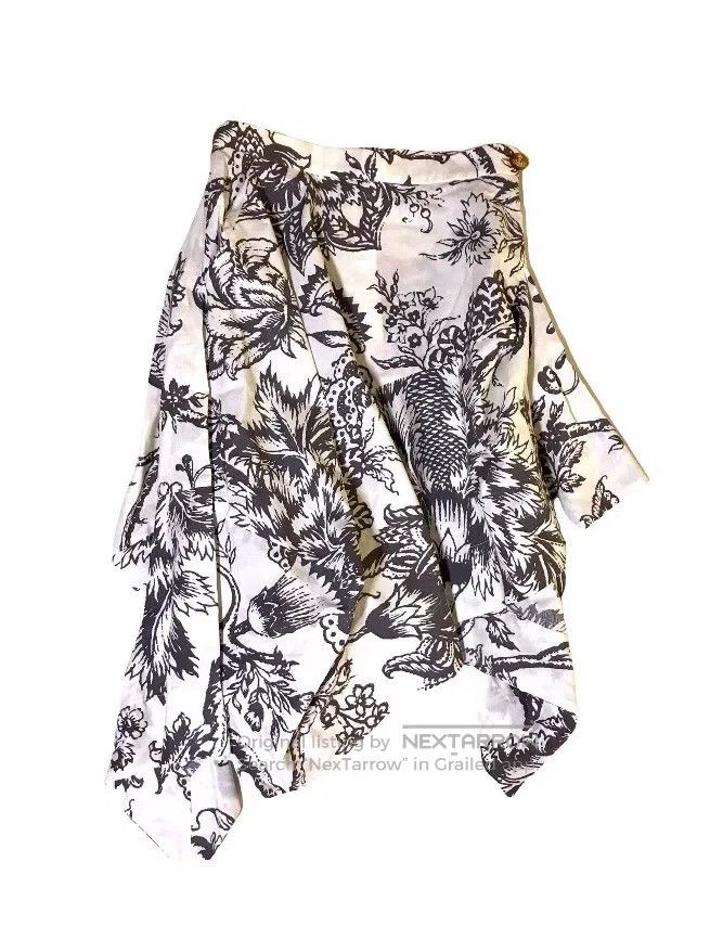 Vivienne Westwood Vivienne Westwood Exquisite irregular print half skirt Size 27" / US 4 / IT 40 - 1 Thumbnail