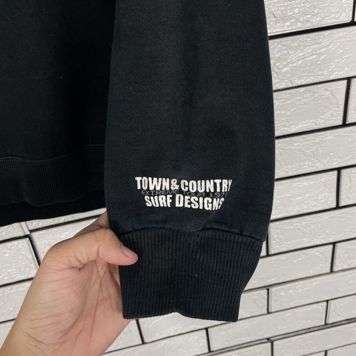 Japanese Brand Town & Country Black Sweatshirt Size US M / EU 48-50 / 2 - 10 Thumbnail