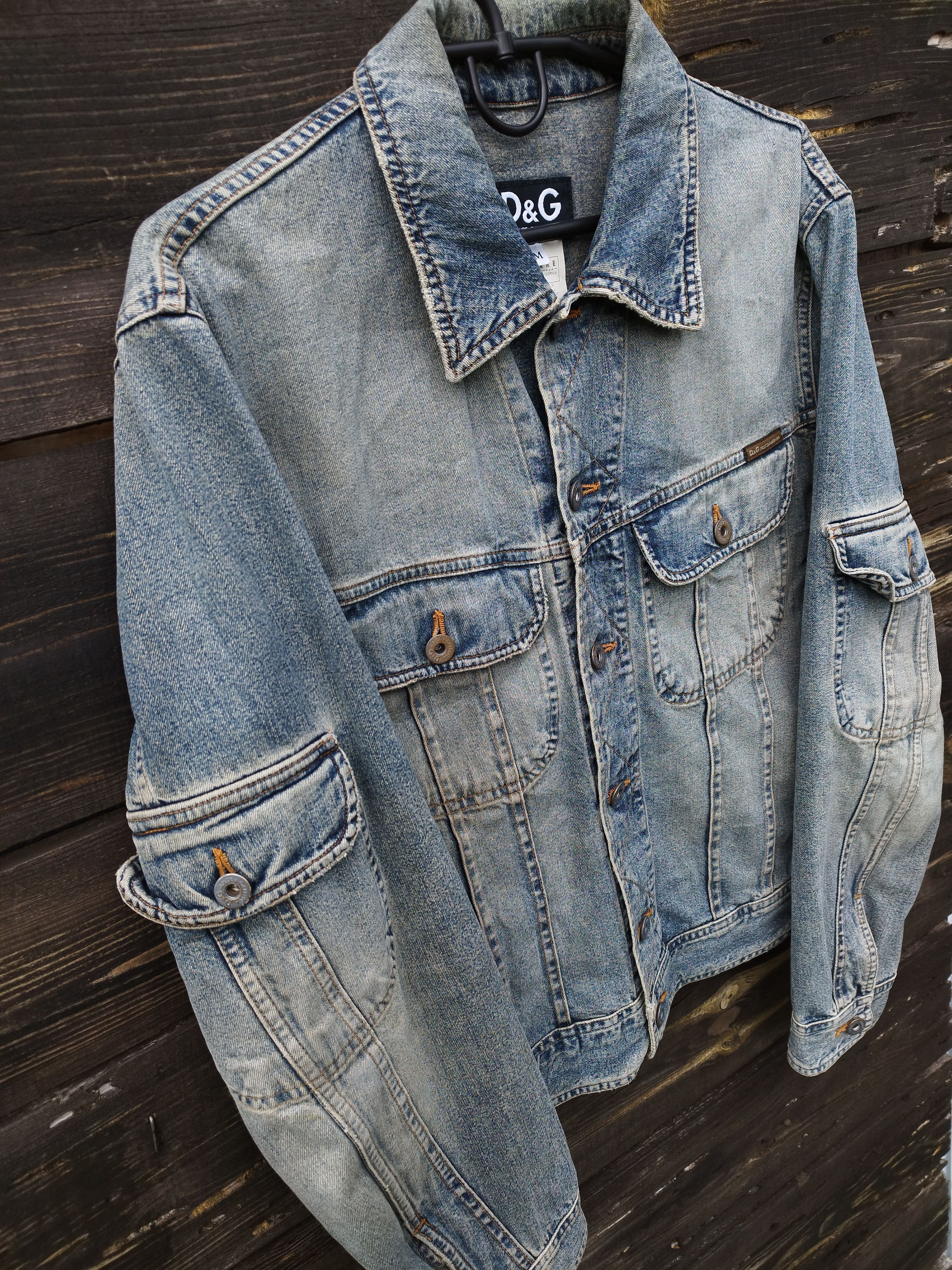 Dolce & Gabbana Vintage Dolce & Gabbana Multi-Pocket Denim Jacket Archive Size US M / EU 48-50 / 2 - 2 Thumbnail