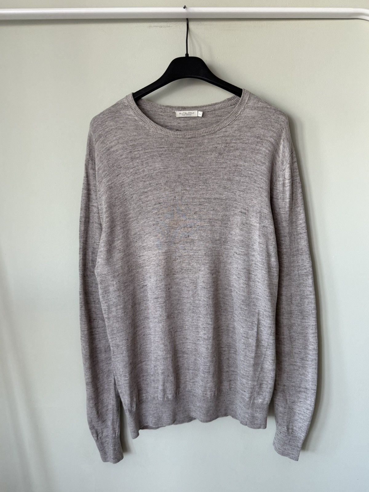 Suitsupply Suitsupply melange crewneck jumper sweater Size US L / EU 52-54 / 3 - 1 Thumbnail