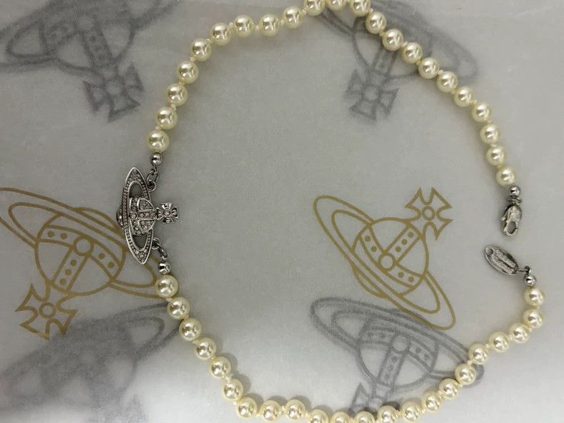 Vivienne Westwood Vivienne Westwood Jupiter Saturn Necklace Size ONE SIZE - 1 Thumbnail
