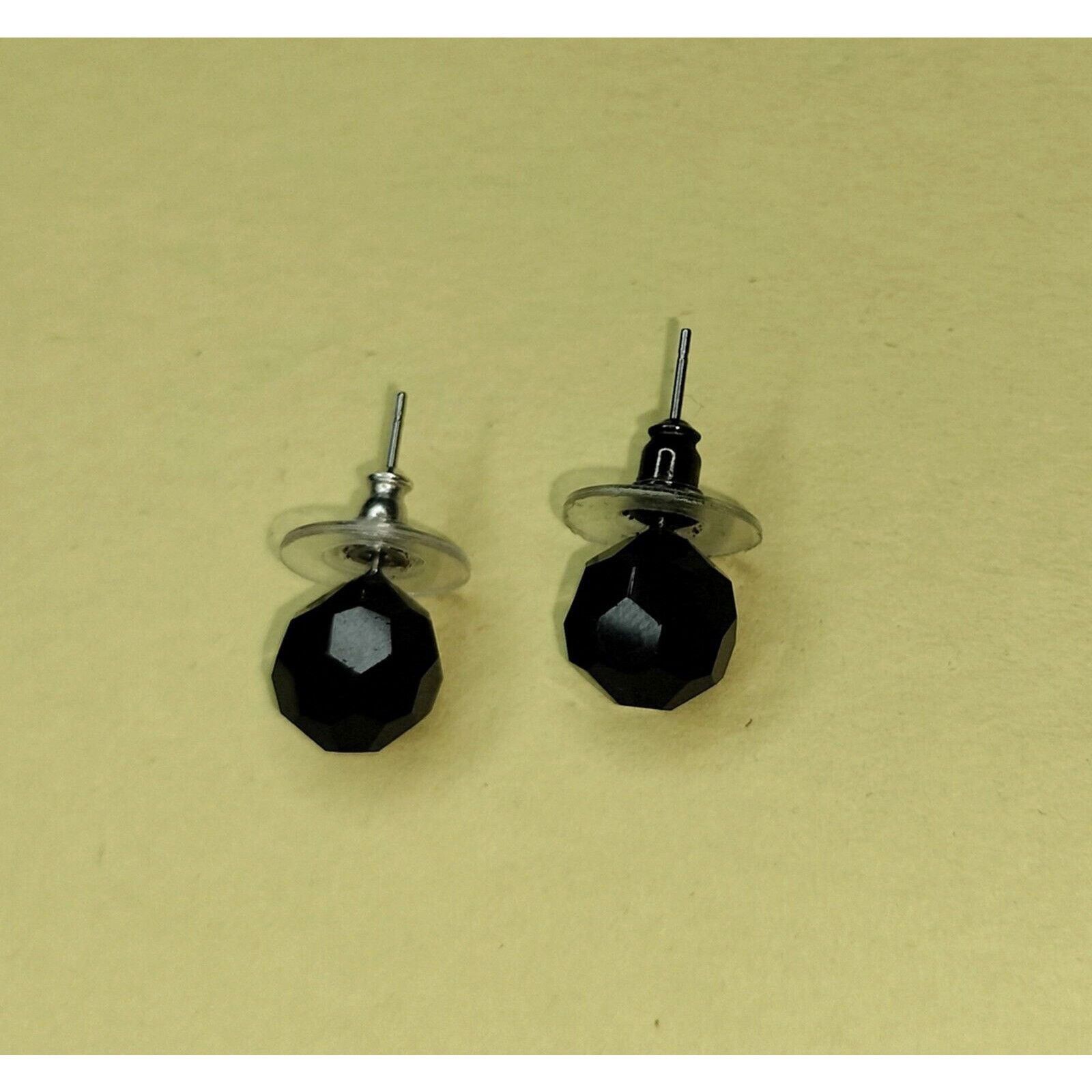Other Black Glass Ball Earrings Jewelry Sphere Stud Whimsygoth Size ONE SIZE - 12 Thumbnail