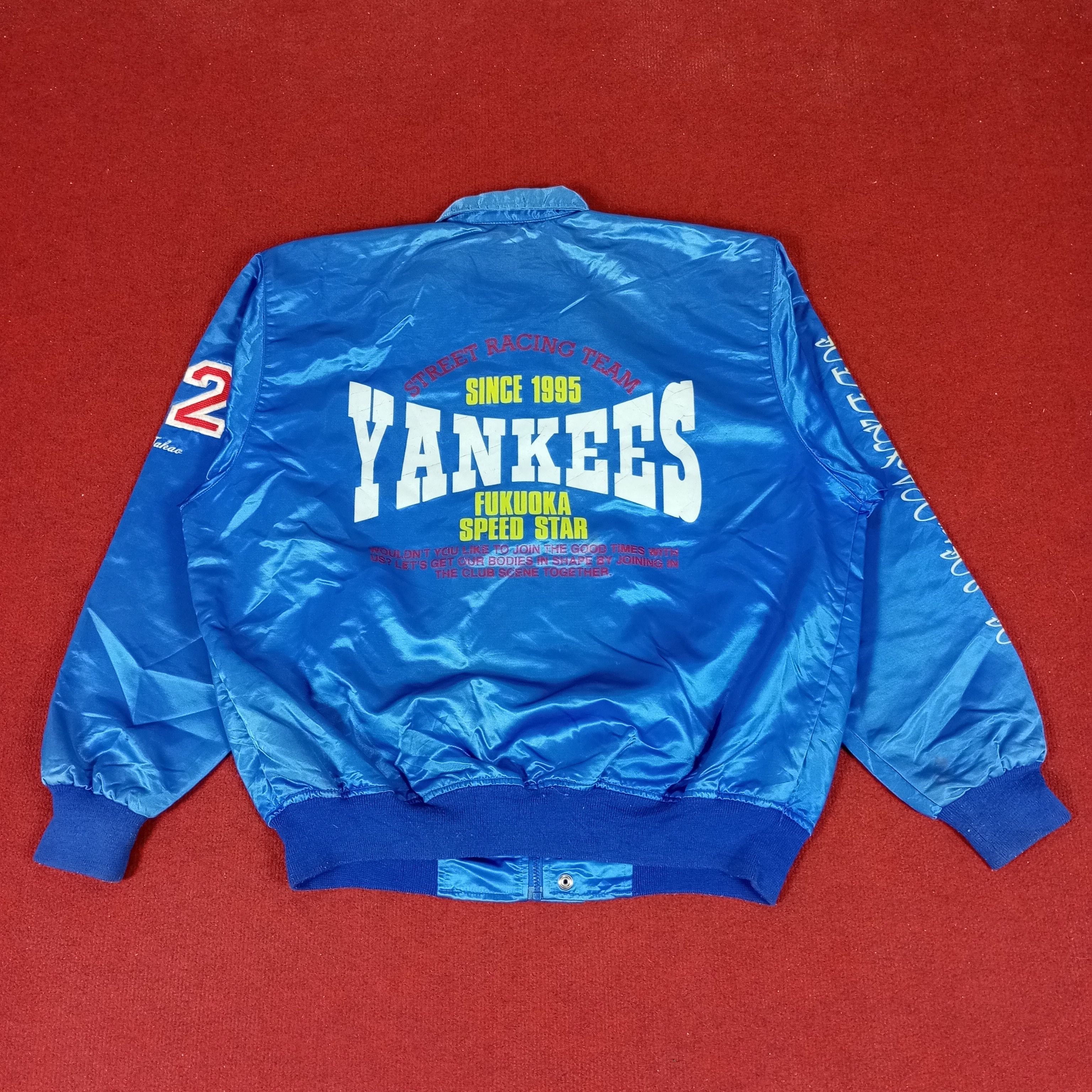 Vintage Yankees Jacket Street Racing Team Fukuoka Speed Star Size US XL / EU 56 / 4 - 1 Thumbnail