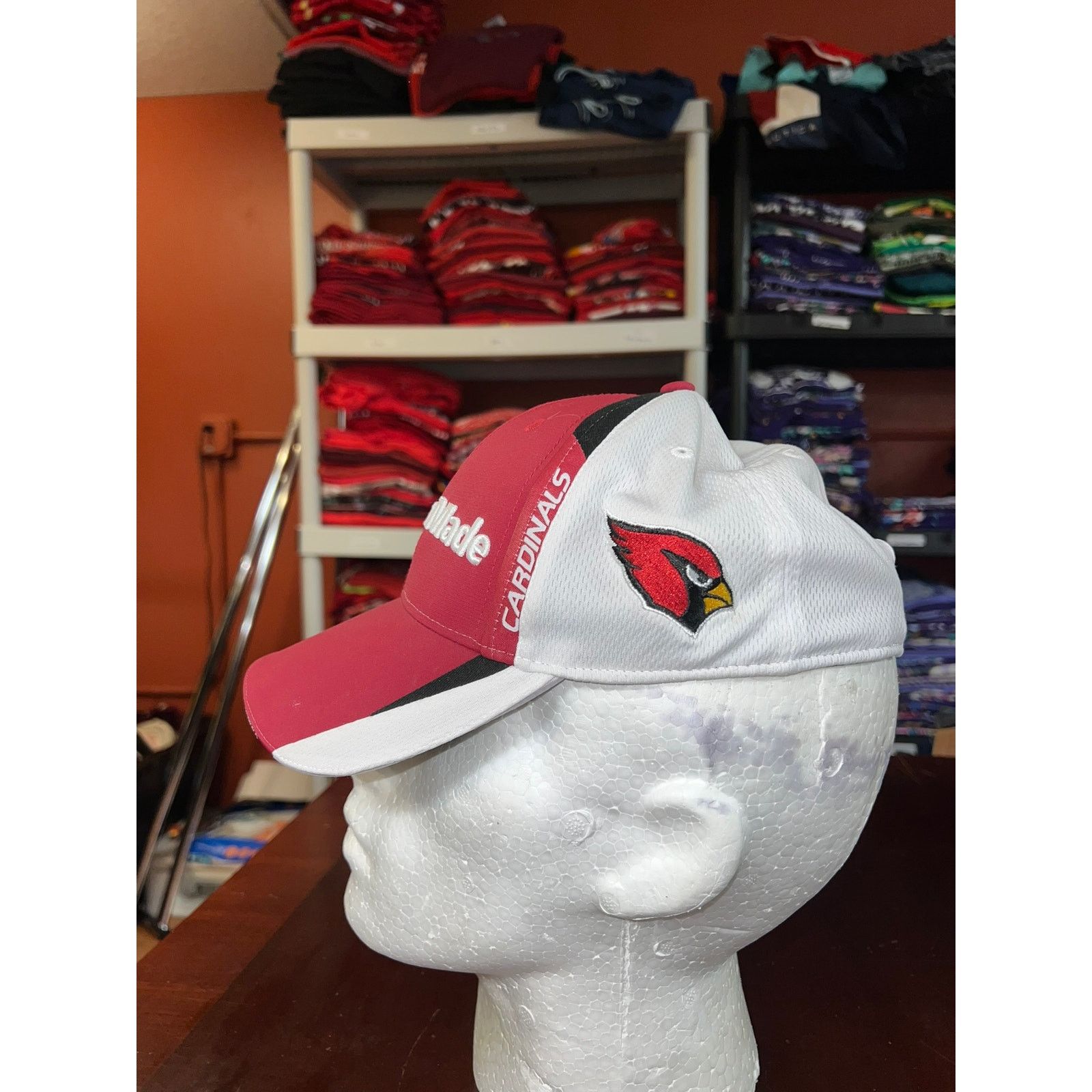 TaylorMade Taylor Made Arizona Cardinals Hat NFL Football Golf Red Cap Size ONE SIZE - 3 Thumbnail