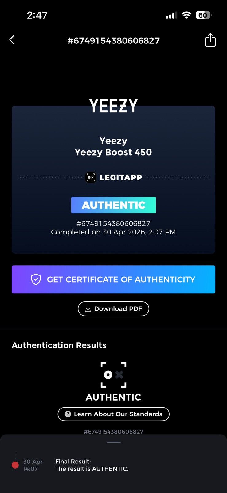 Yeezy Yeezy 450 resin Size US 8 / EU 41 - 8 Thumbnail