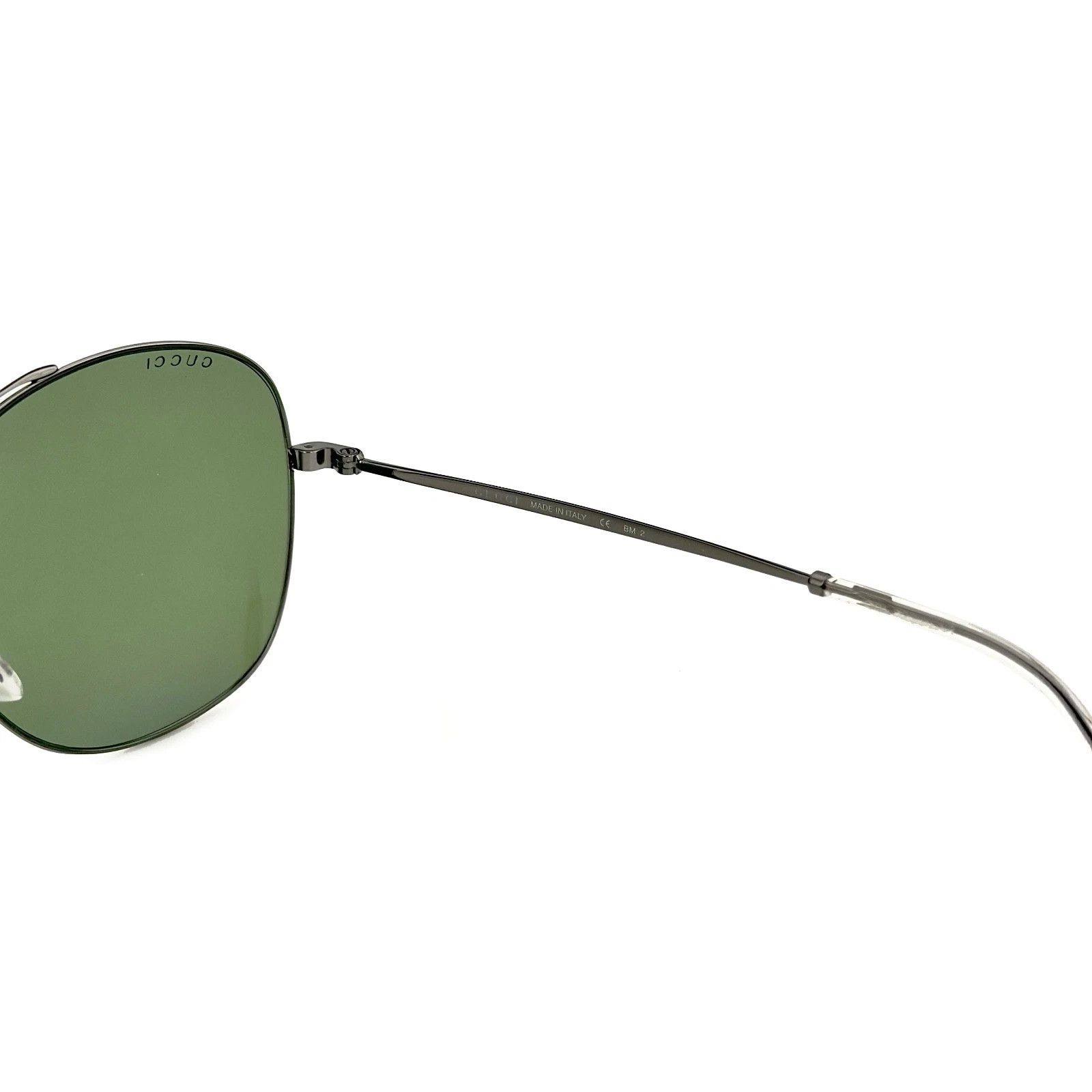 Gucci GUCCI TECHNO 0501 Round GG0501S Gray Green Sunglasses 4253 Size ONE SIZE - 8 Thumbnail