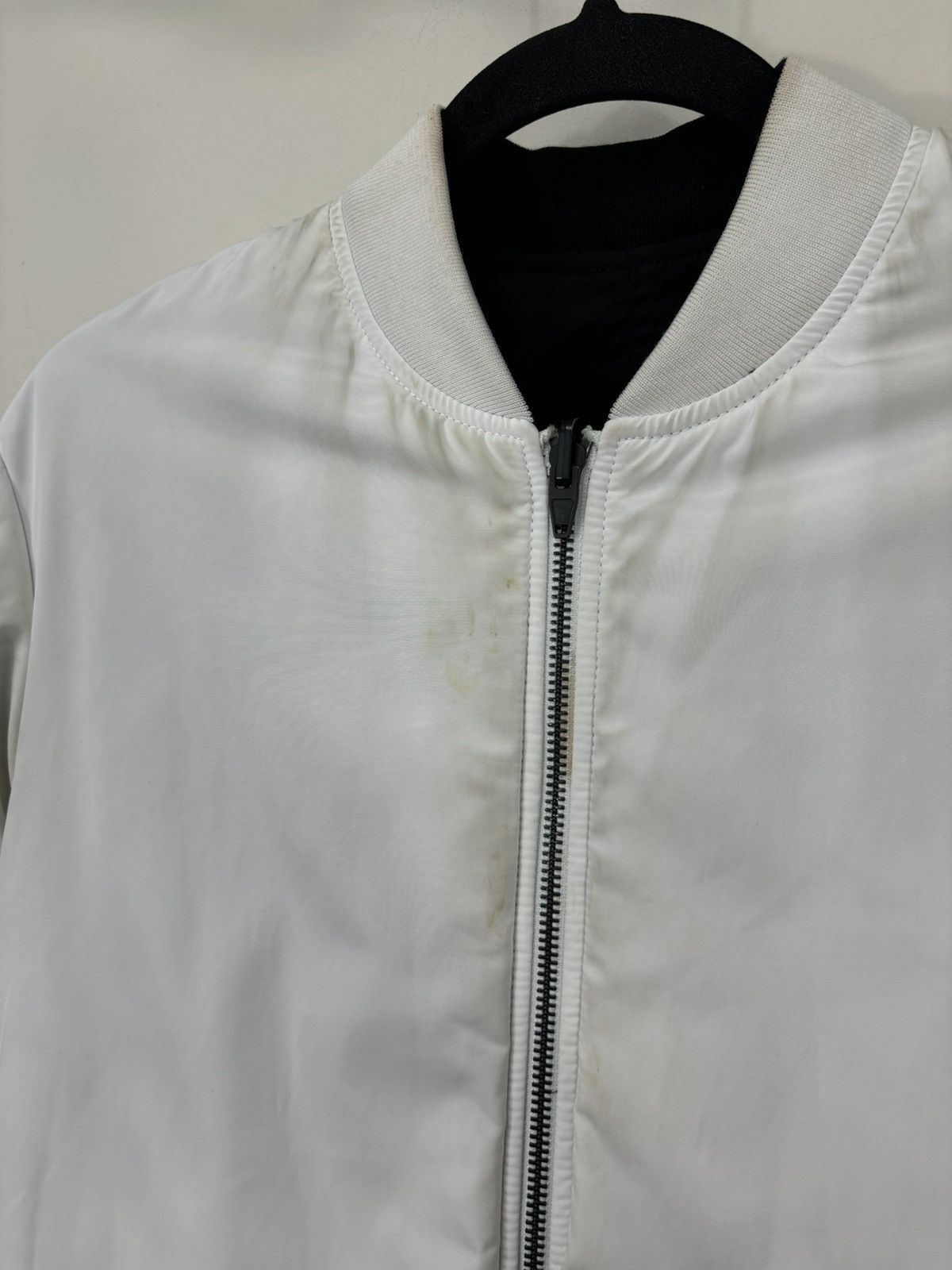 T by Alexander Wang T By Alexander Wang Black/White Luxury Hype Bomber Jacket Size S / US 4 / IT 40 - 19 Thumbnail